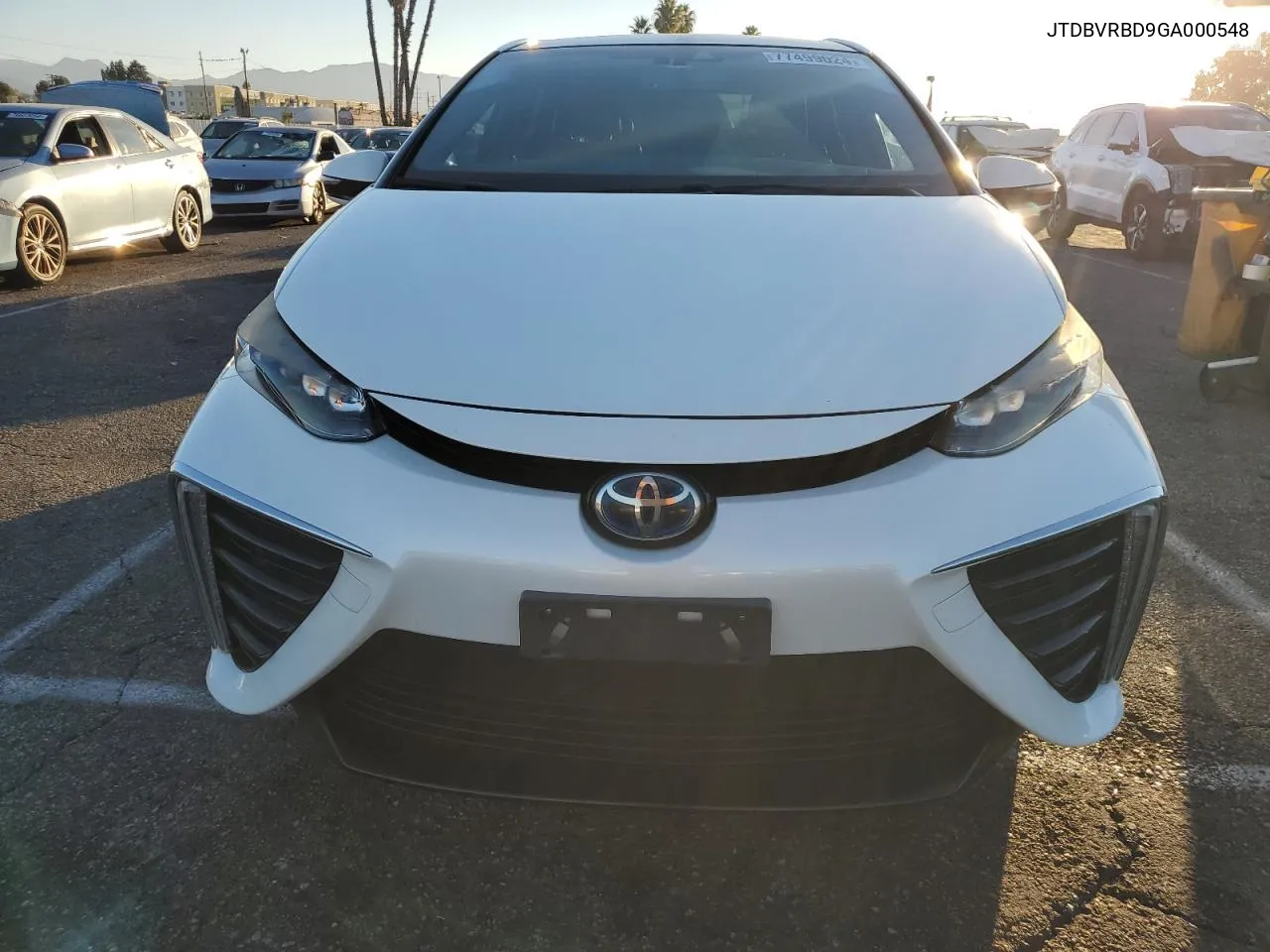 2016 Toyota Mirai VIN: JTDBVRBD9GA000548 Lot: 77499024