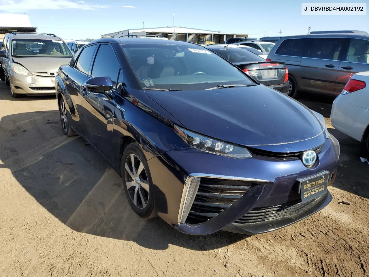 2017 Toyota Mirai VIN: JTDBVRBD4HA002192 Lot: 64079654