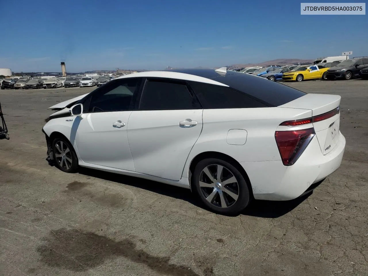 2017 Toyota Mirai VIN: JTDBVRBD5HA003075 Lot: 65408474