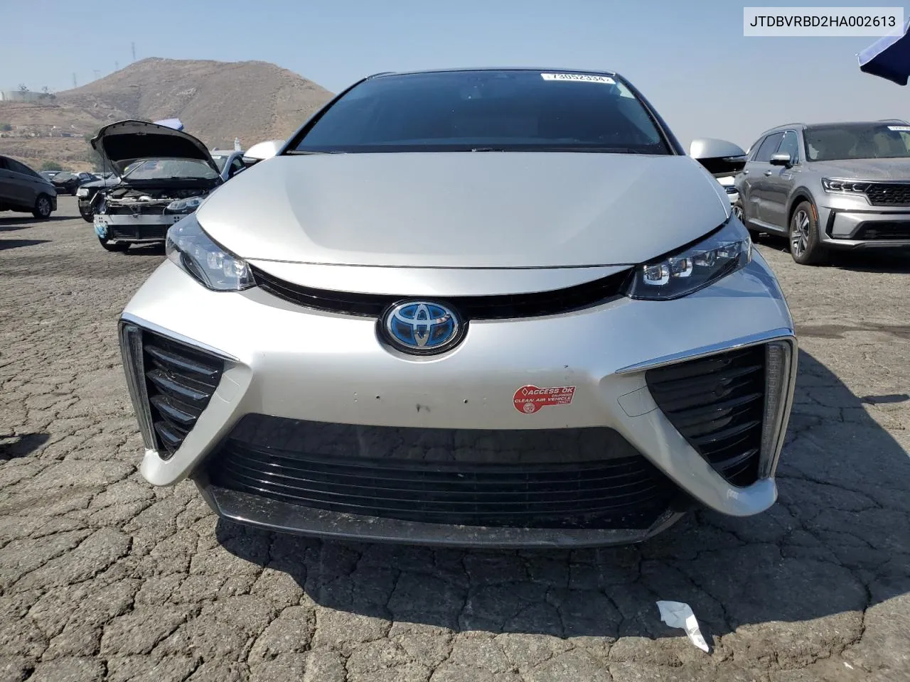 2017 Toyota Mirai VIN: JTDBVRBD2HA002613 Lot: 73052334