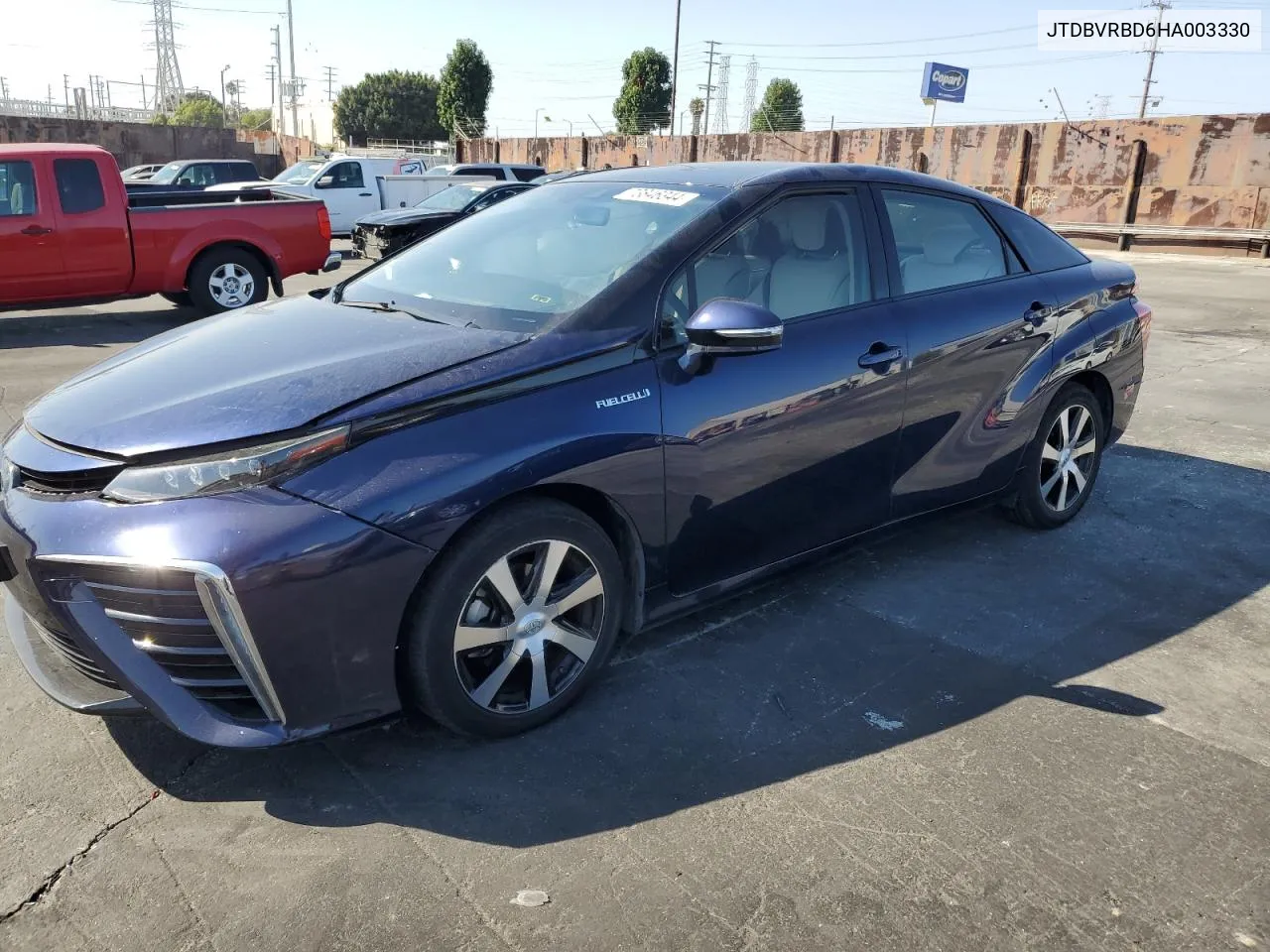 2017 Toyota Mirai VIN: JTDBVRBD6HA003330 Lot: 73846344