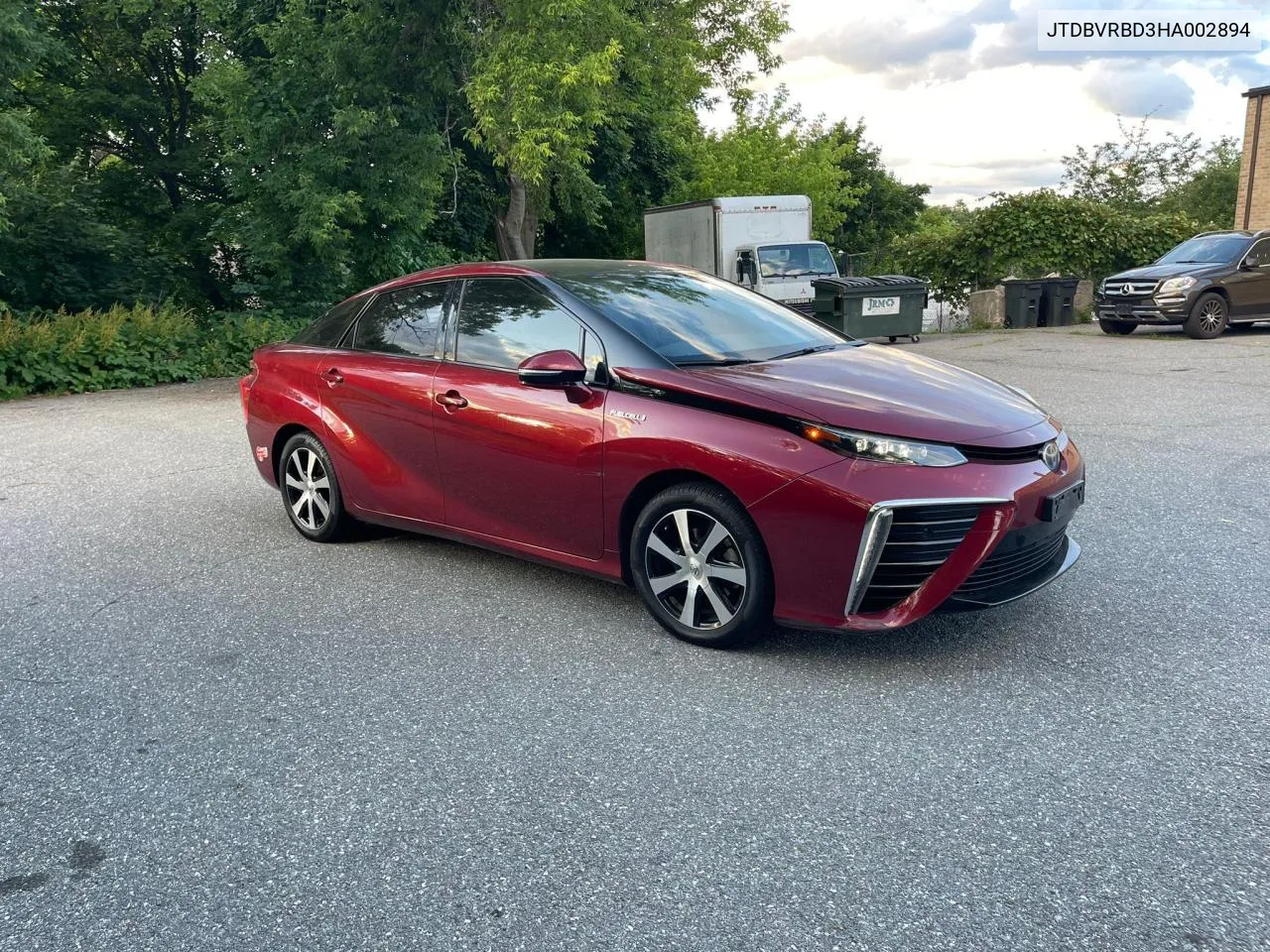 2017 Toyota Mirai VIN: JTDBVRBD3HA002894 Lot: 74149894