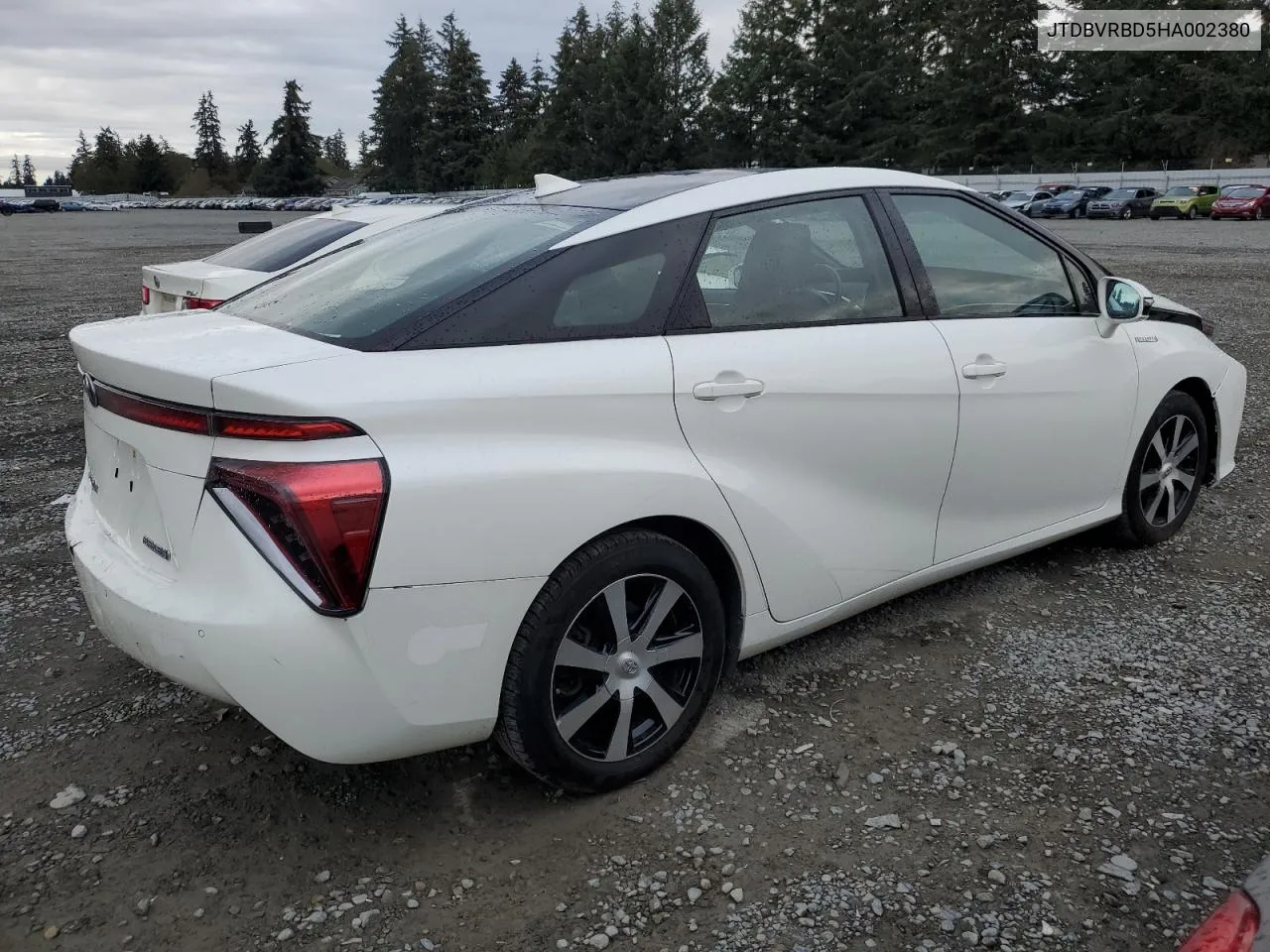 2017 Toyota Mirai VIN: JTDBVRBD5HA002380 Lot: 75235094