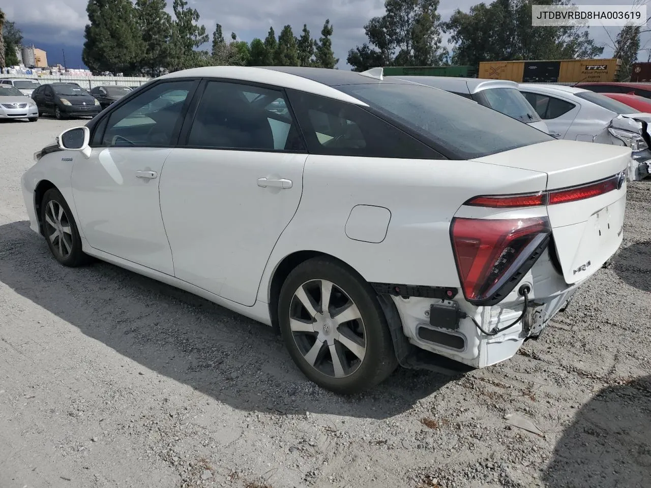 2017 Toyota Mirai VIN: JTDBVRBD8HA003619 Lot: 75869544