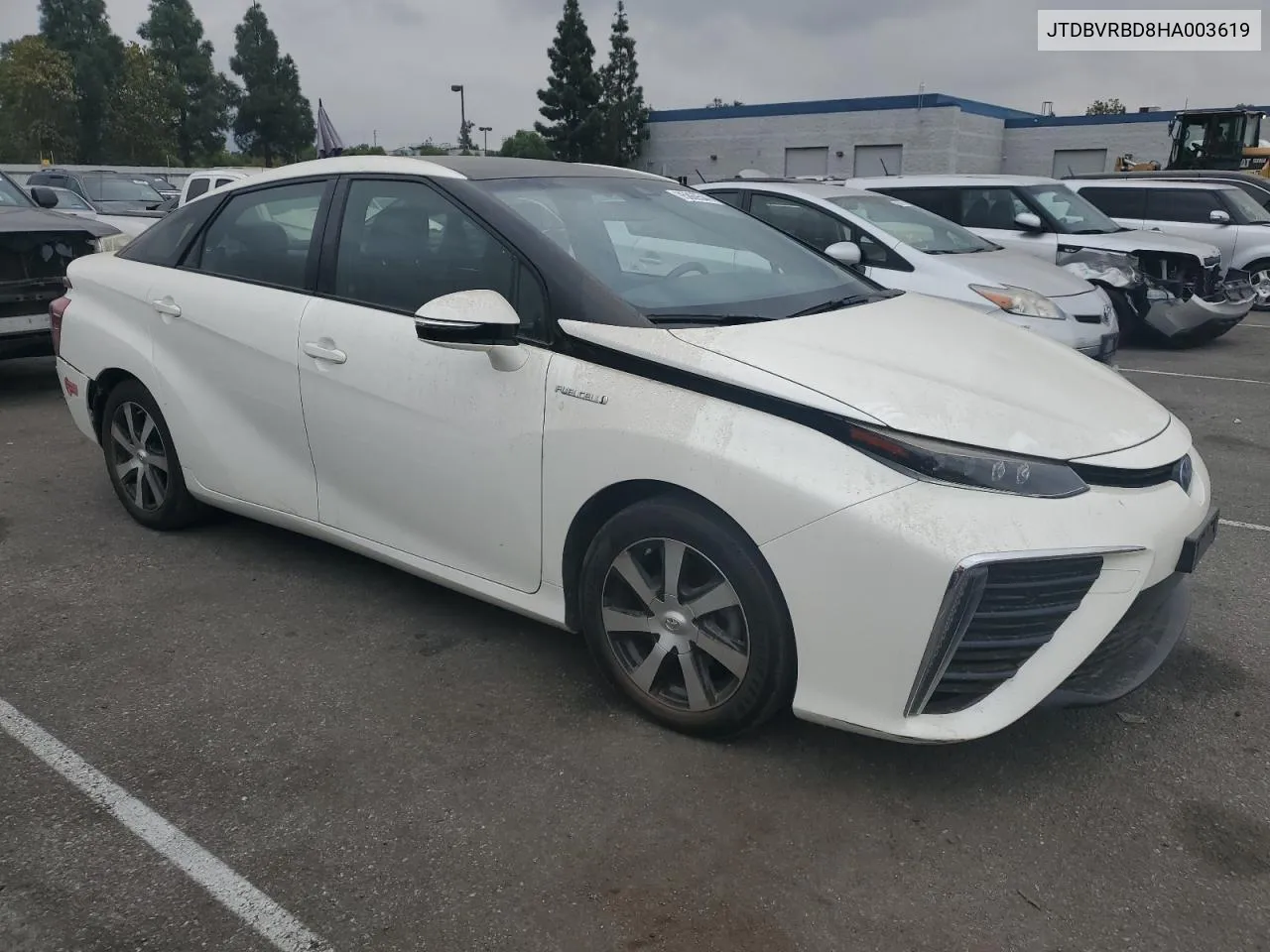 2017 Toyota Mirai VIN: JTDBVRBD8HA003619 Lot: 75869544