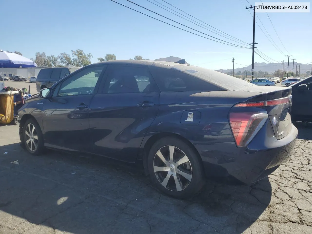 JTDBVRBD5HA003478 2017 Toyota Mirai