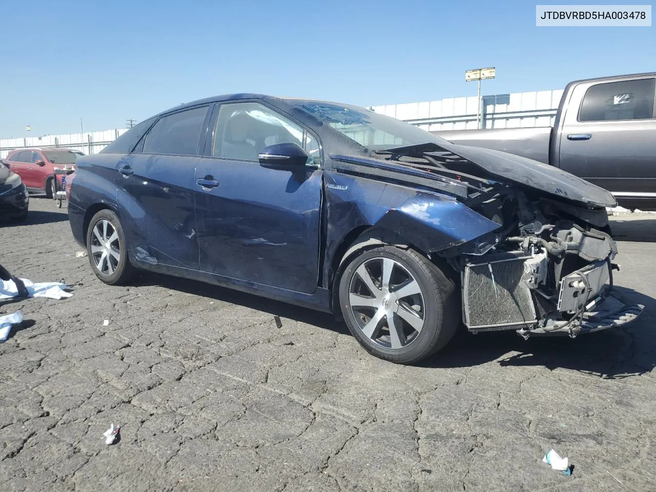 JTDBVRBD5HA003478 2017 Toyota Mirai