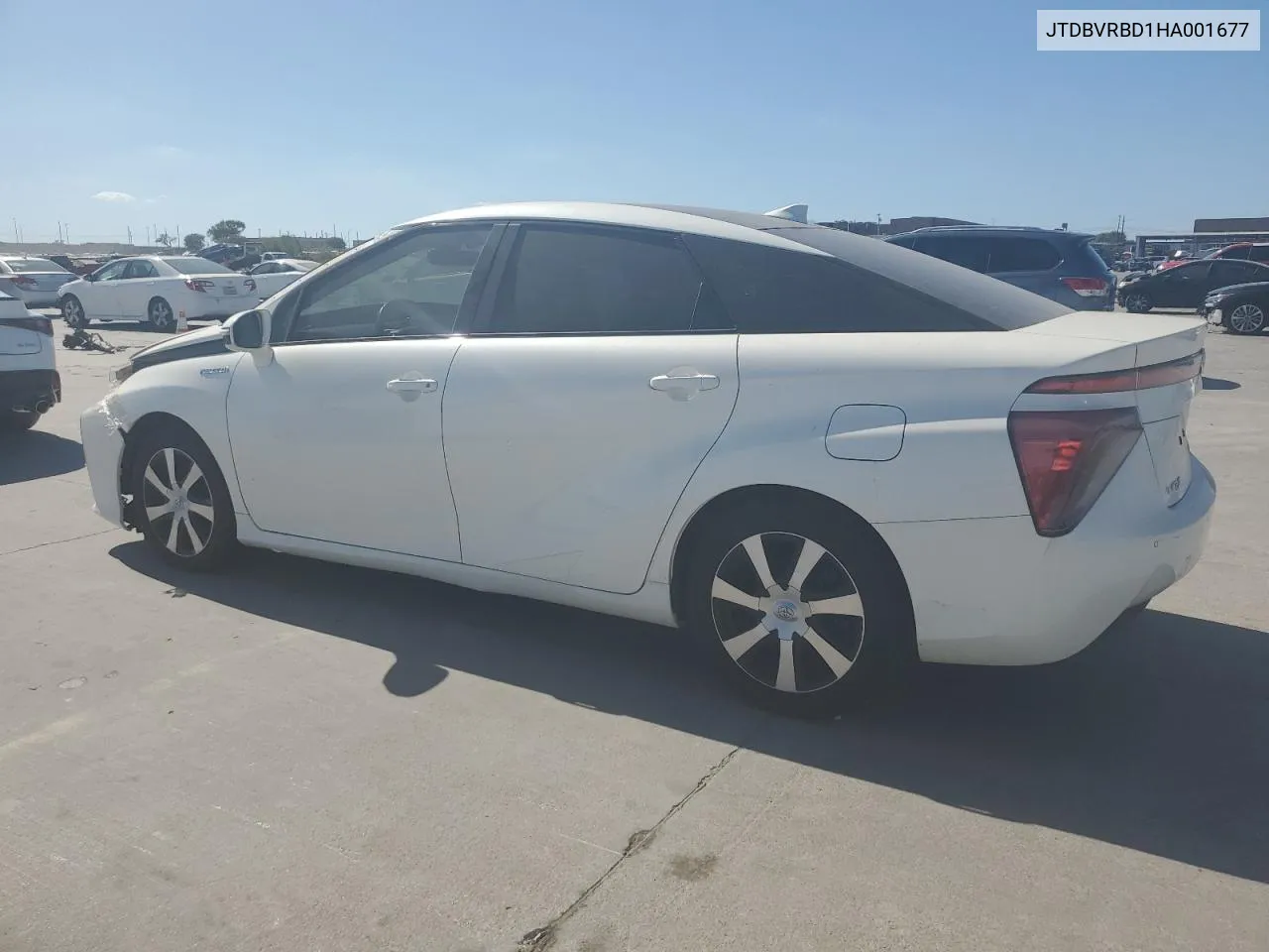 2017 Toyota Mirai VIN: JTDBVRBD1HA001677 Lot: 77991444