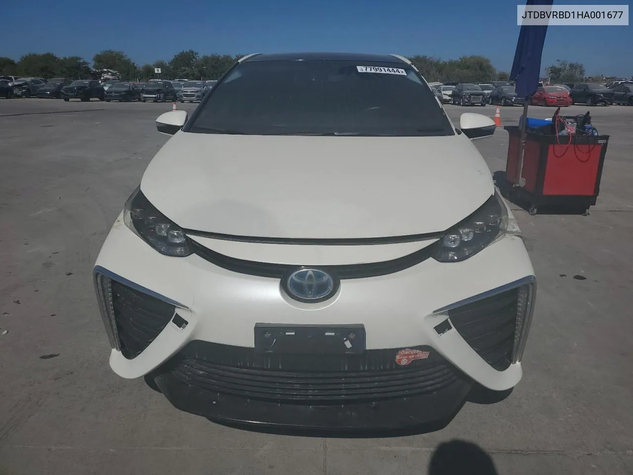 2017 Toyota Mirai VIN: JTDBVRBD1HA001677 Lot: 77991444