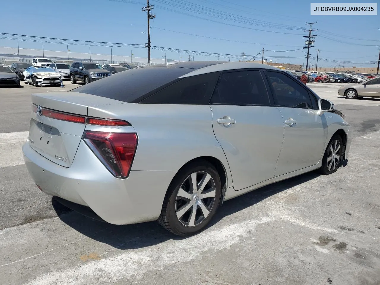 2018 Toyota Mirai VIN: JTDBVRBD9JA004235 Lot: 64963834