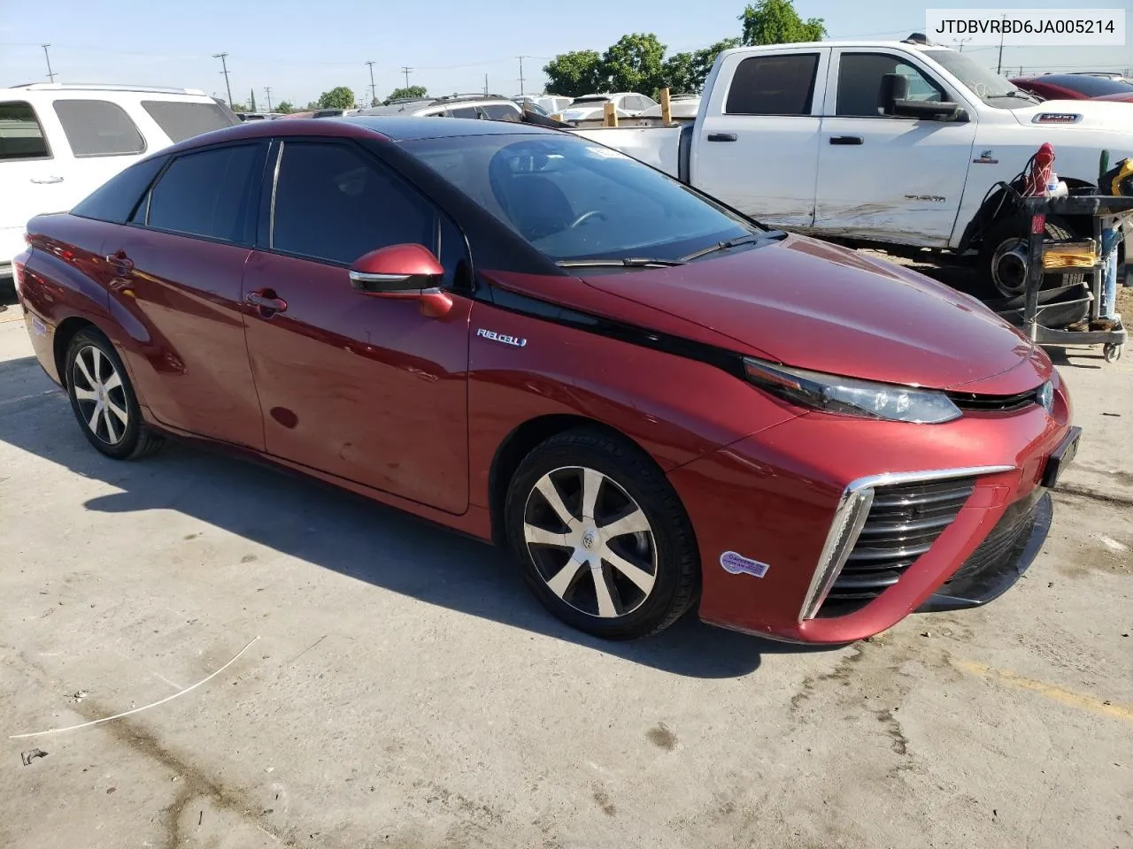 JTDBVRBD6JA005214 2018 Toyota Mirai