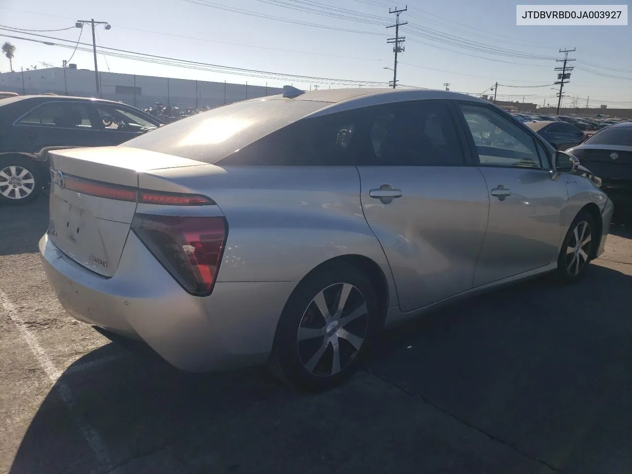 2018 Toyota Mirai VIN: JTDBVRBD0JA003927 Lot: 73557064