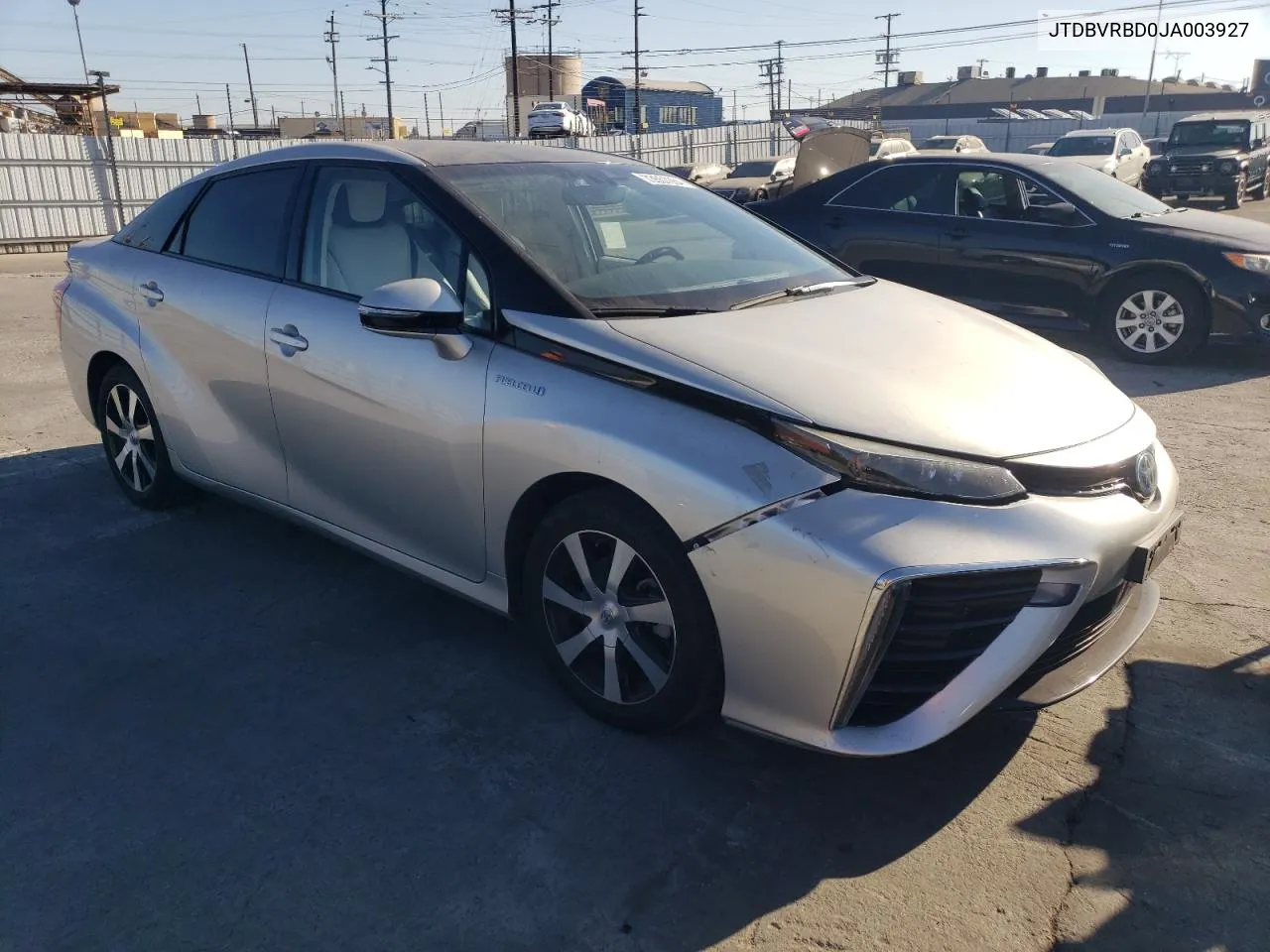 2018 Toyota Mirai VIN: JTDBVRBD0JA003927 Lot: 73557064