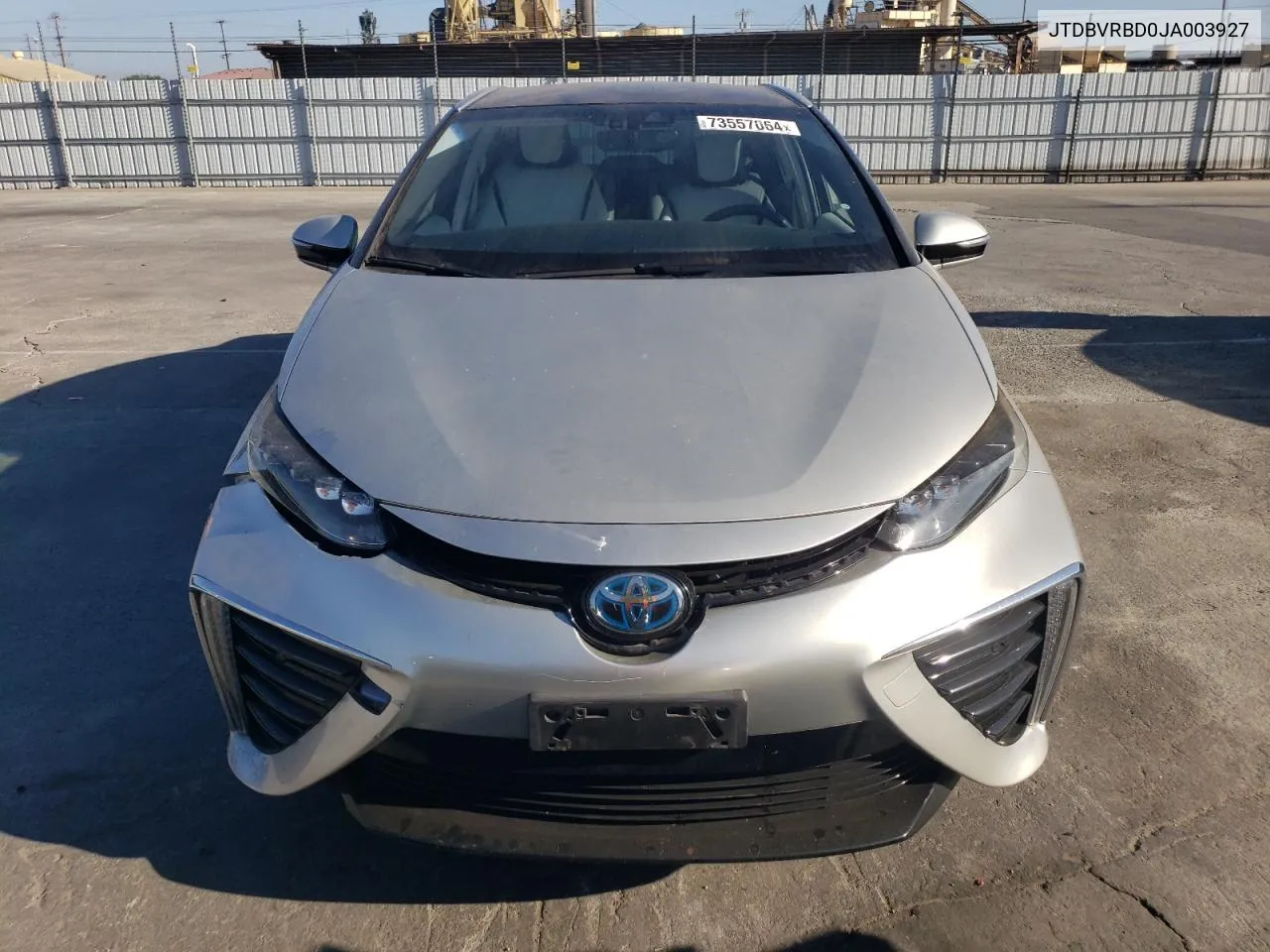 2018 Toyota Mirai VIN: JTDBVRBD0JA003927 Lot: 73557064