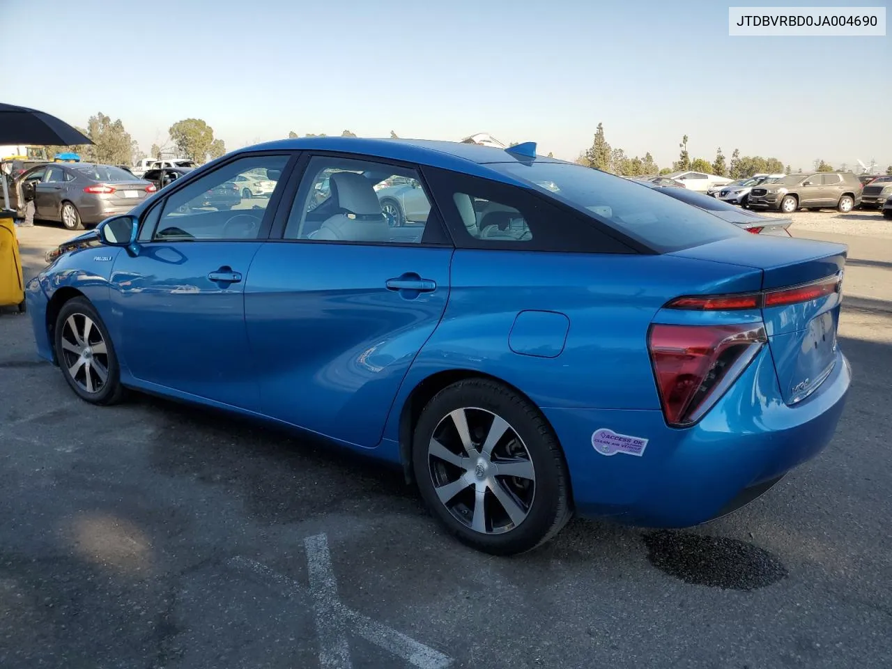 JTDBVRBD0JA004690 2018 Toyota Mirai