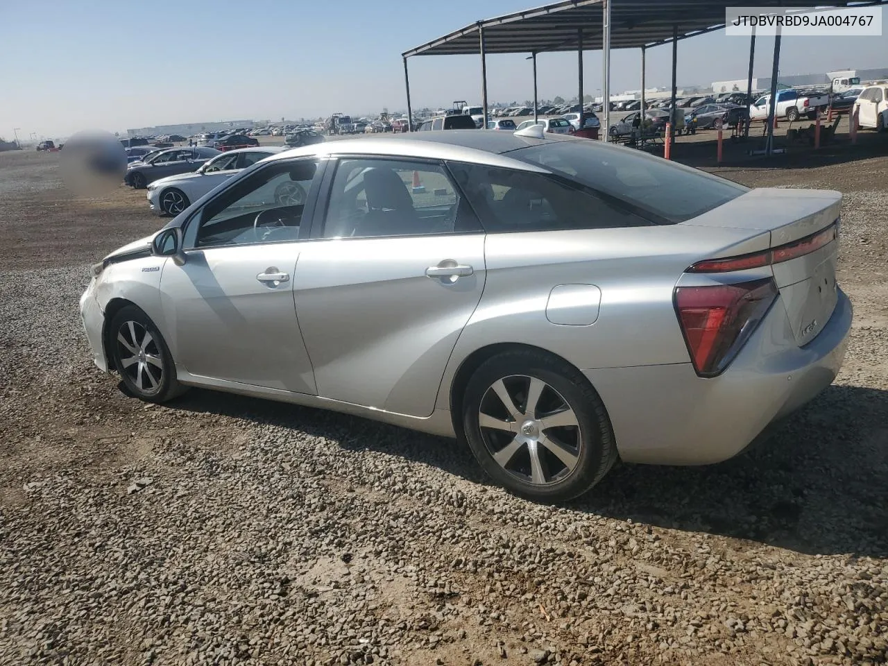 2018 Toyota Mirai VIN: JTDBVRBD9JA004767 Lot: 75648064