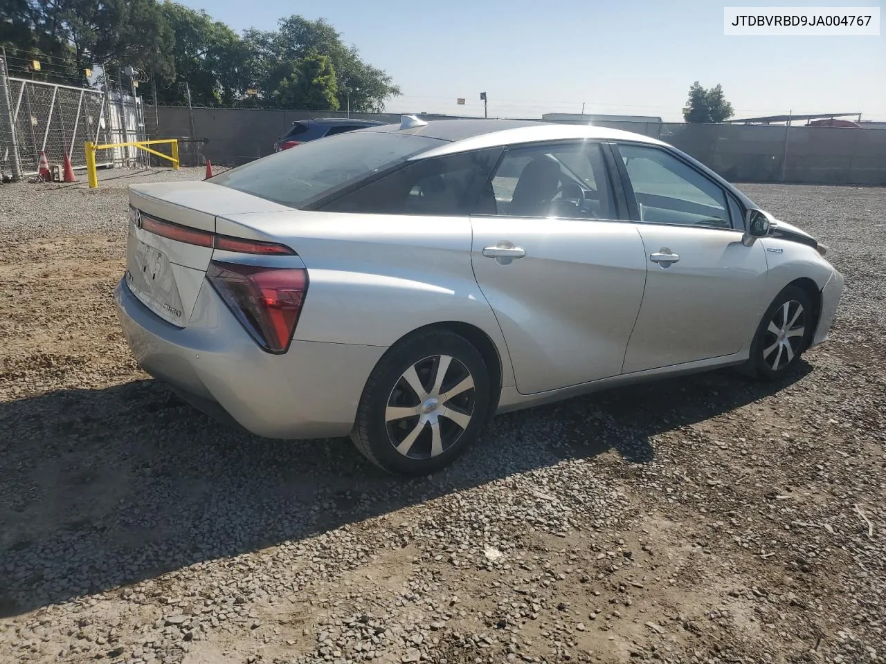 2018 Toyota Mirai VIN: JTDBVRBD9JA004767 Lot: 75648064