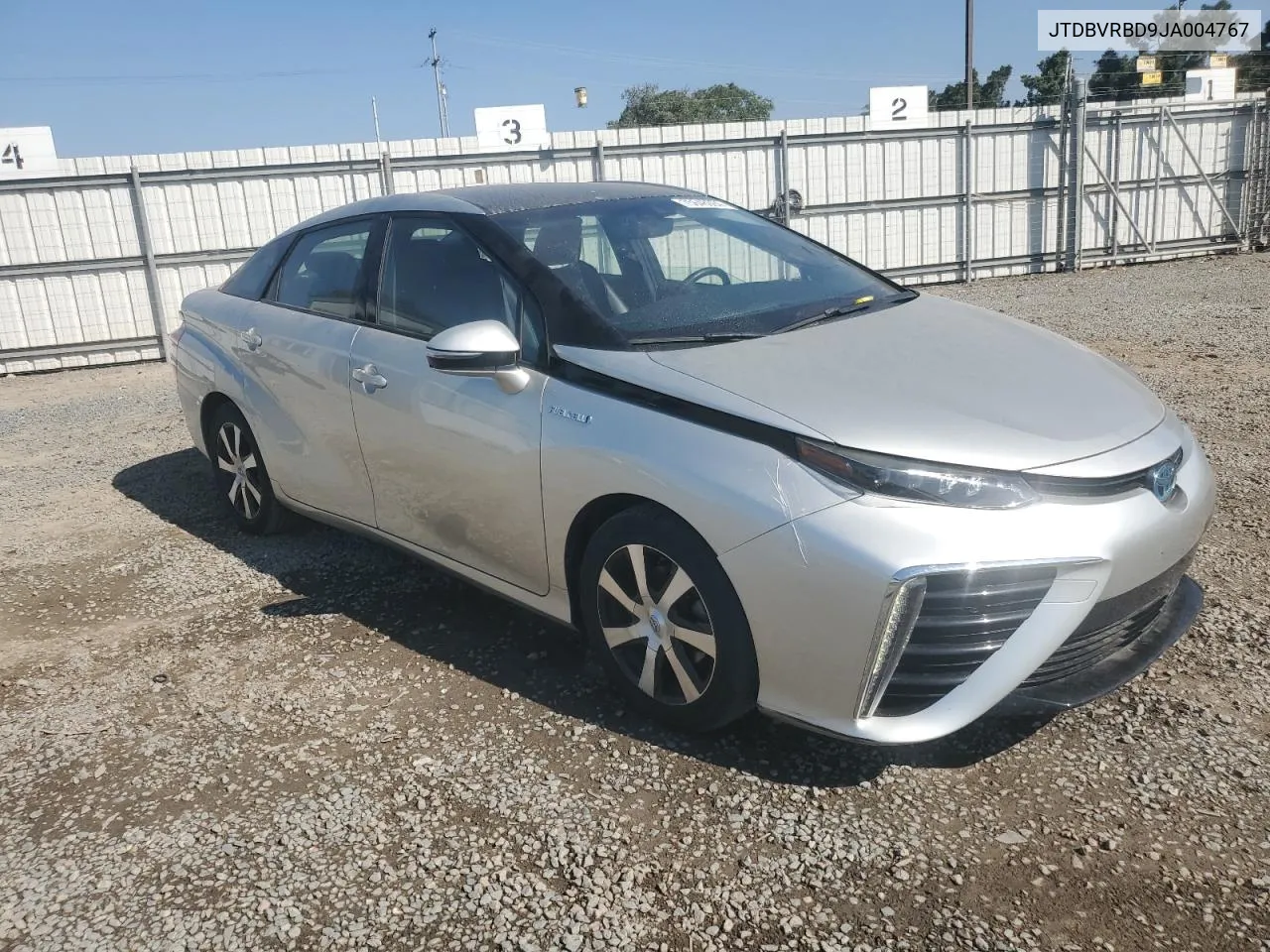 2018 Toyota Mirai VIN: JTDBVRBD9JA004767 Lot: 75648064