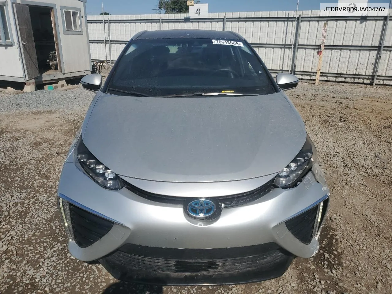 2018 Toyota Mirai VIN: JTDBVRBD9JA004767 Lot: 75648064