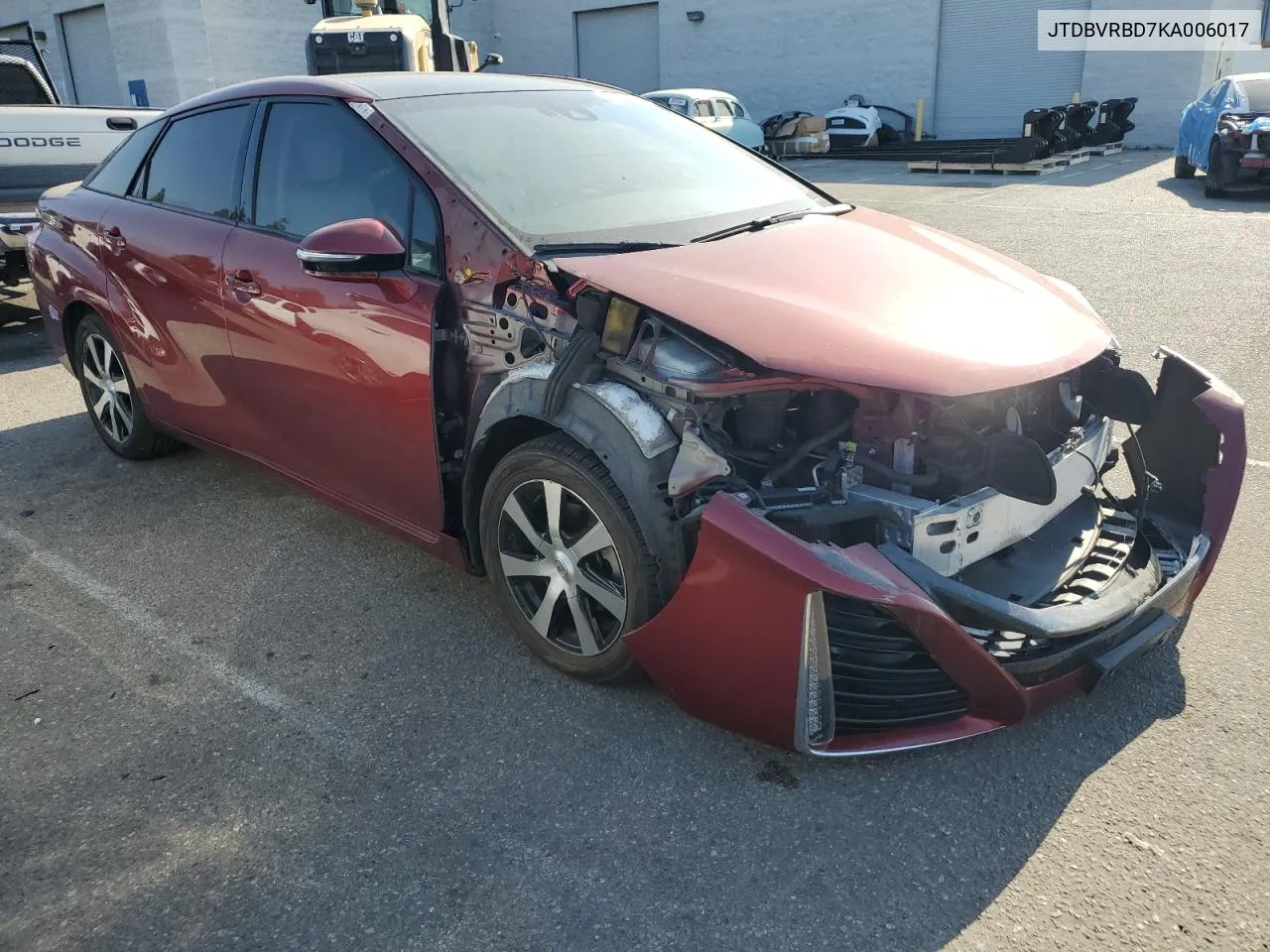 2019 Toyota Mirai VIN: JTDBVRBD7KA006017 Lot: 62140874