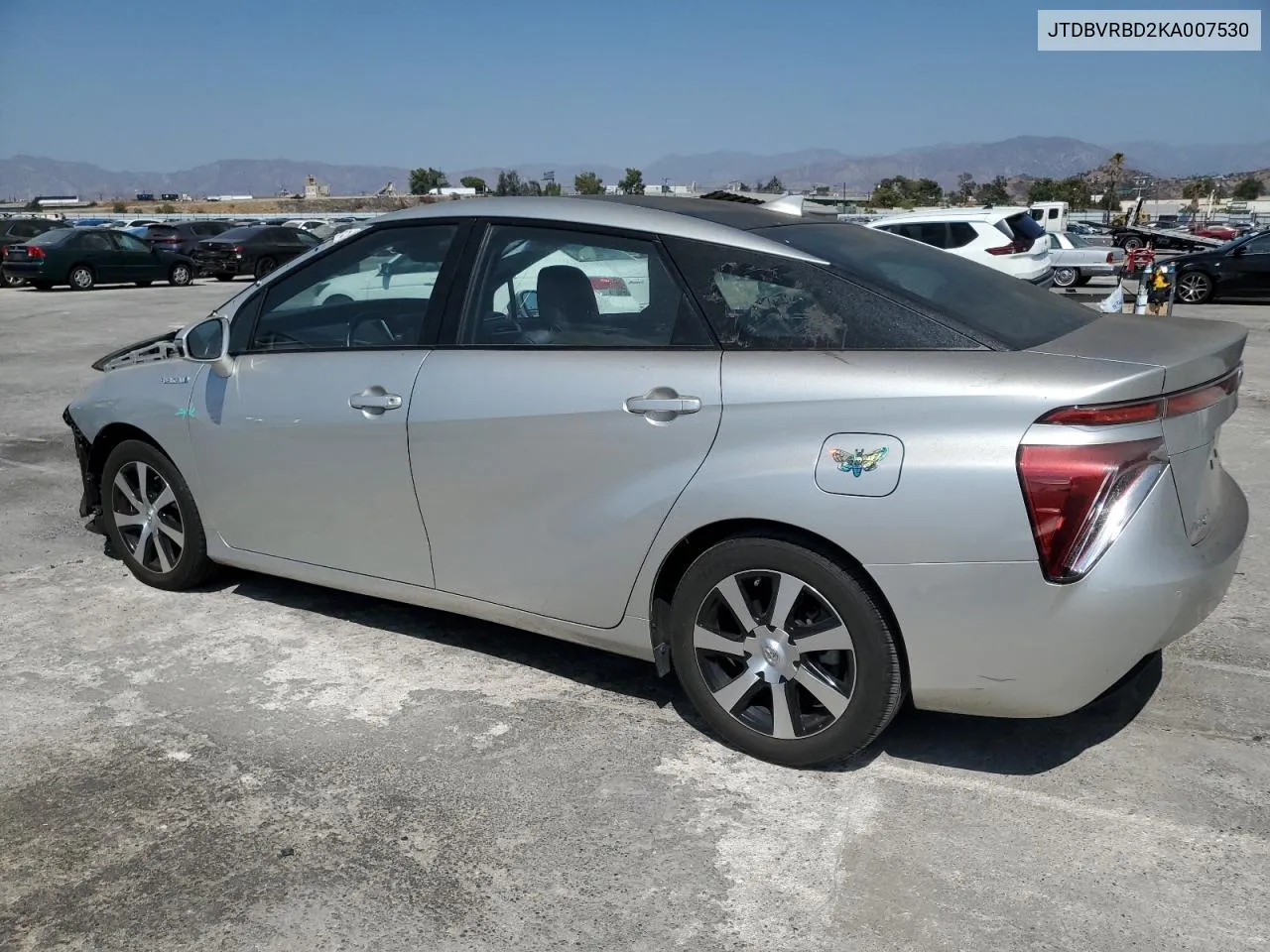 2019 Toyota Mirai VIN: JTDBVRBD2KA007530 Lot: 72236054