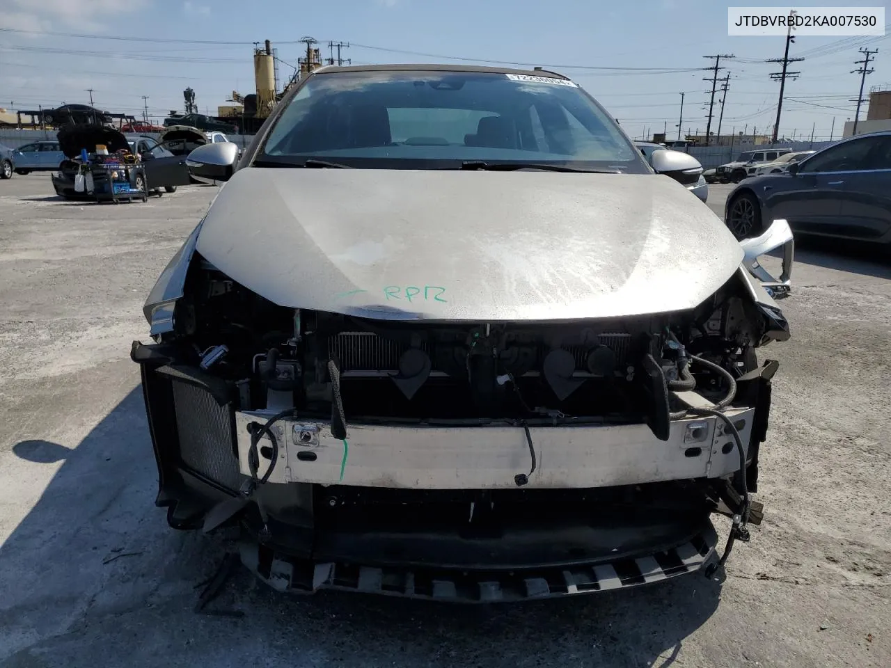 2019 Toyota Mirai VIN: JTDBVRBD2KA007530 Lot: 72236054