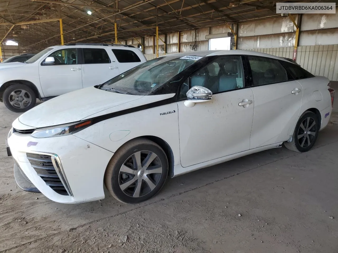 2019 Toyota Mirai VIN: JTDBVRBD6KA006364 Lot: 78448464