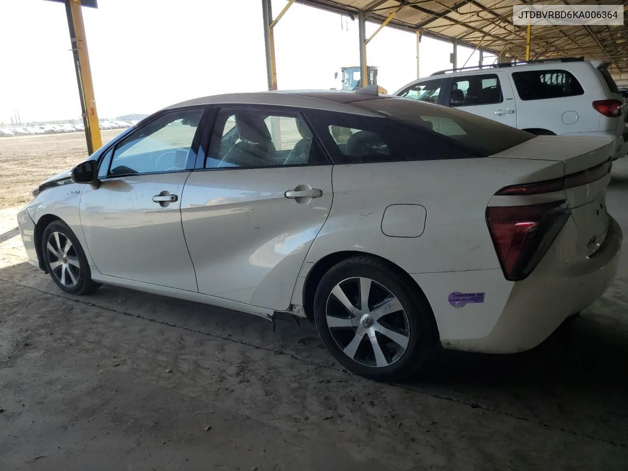 2019 Toyota Mirai VIN: JTDBVRBD6KA006364 Lot: 78448464