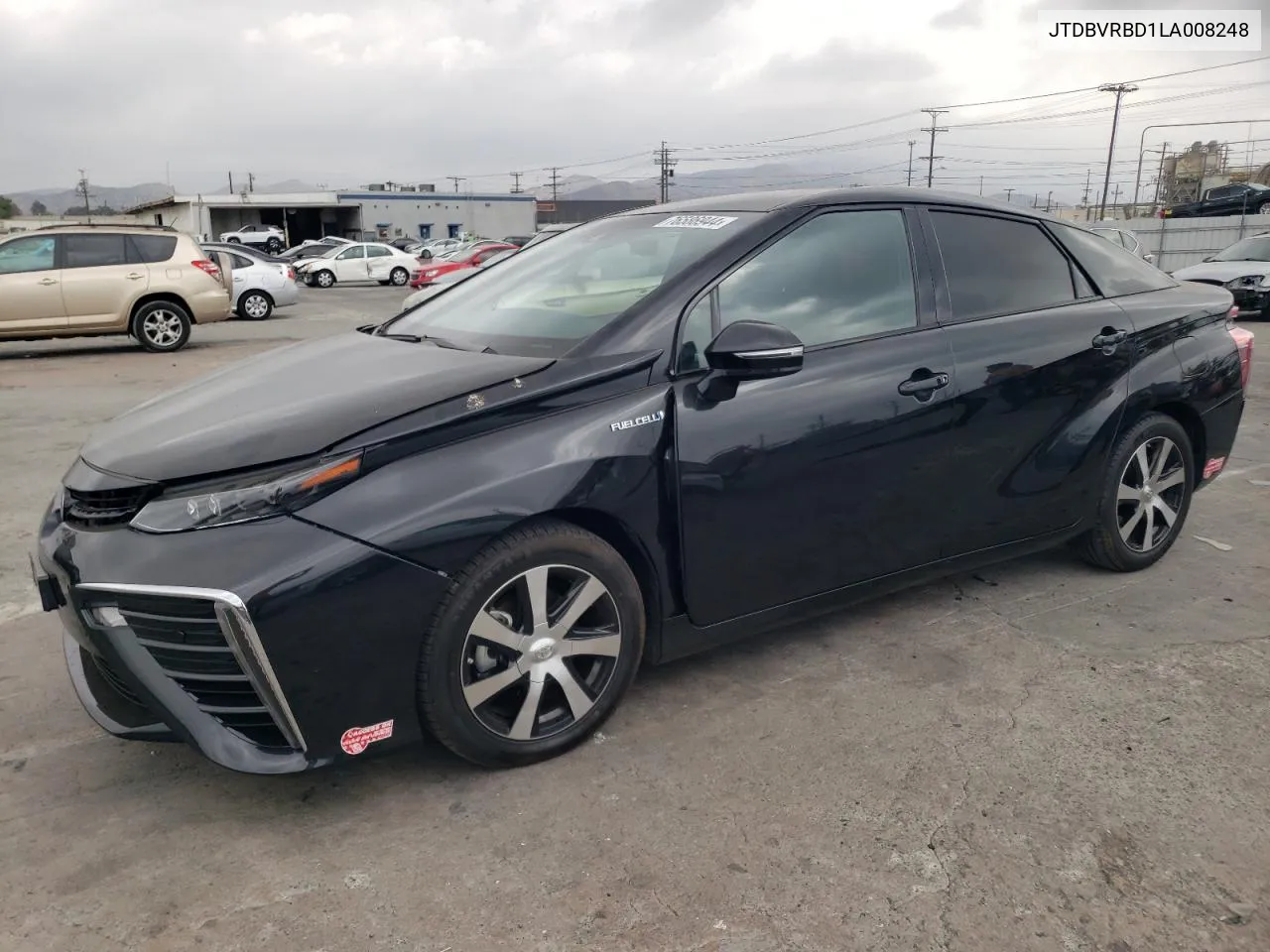 2020 Toyota Mirai VIN: JTDBVRBD1LA008248 Lot: 76586944