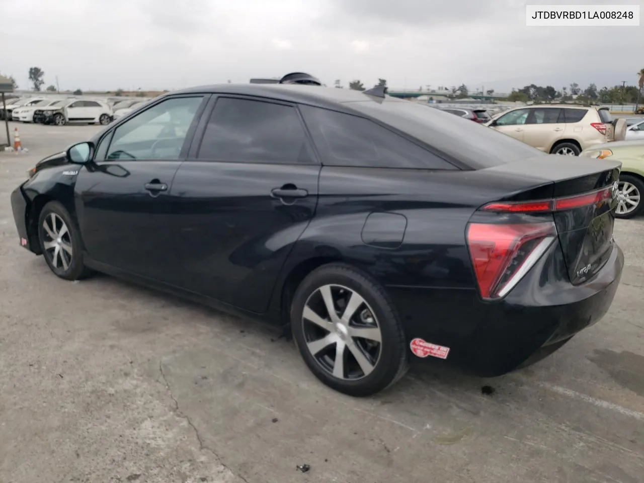 2020 Toyota Mirai VIN: JTDBVRBD1LA008248 Lot: 76586944