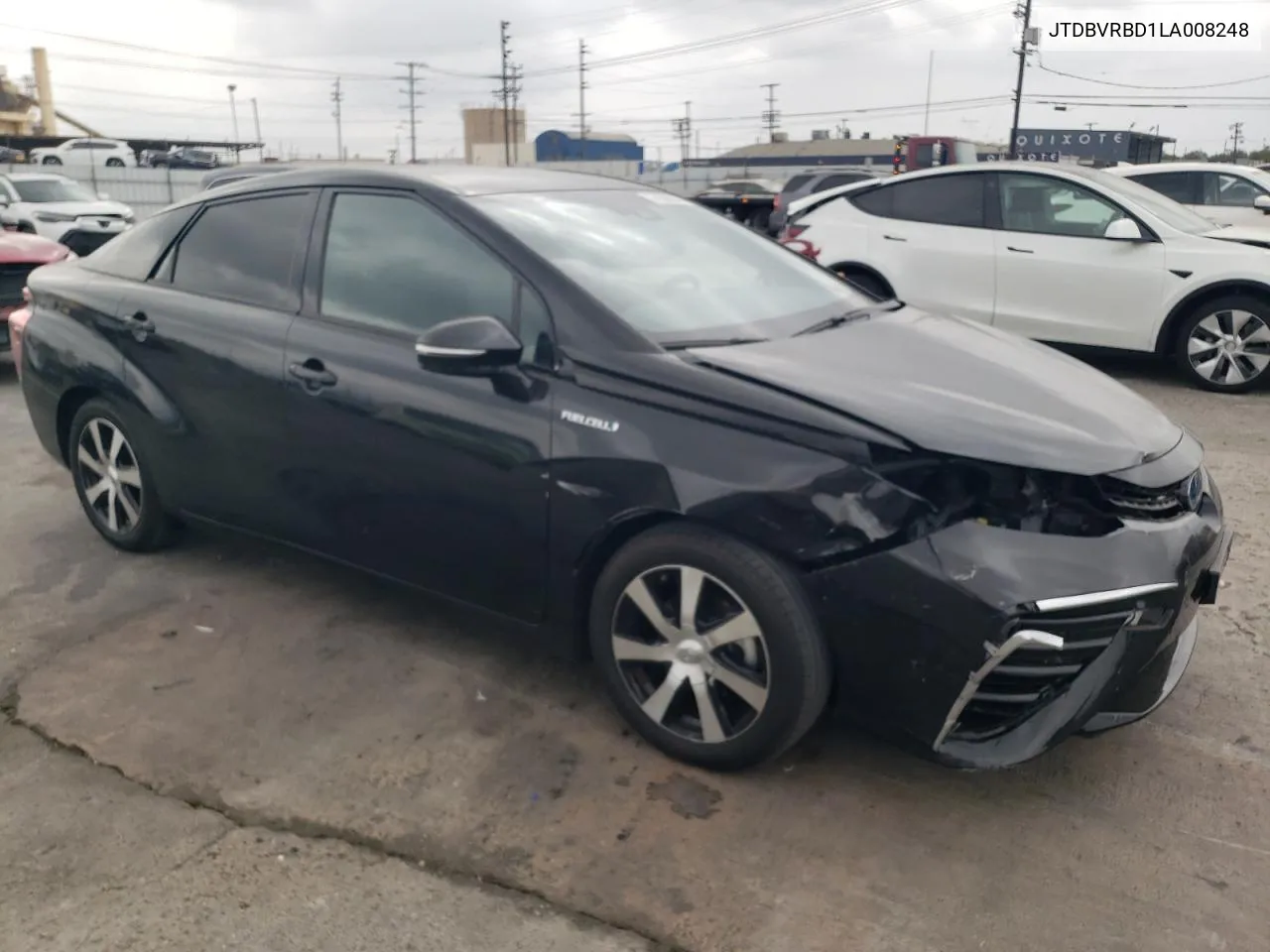 2020 Toyota Mirai VIN: JTDBVRBD1LA008248 Lot: 76586944