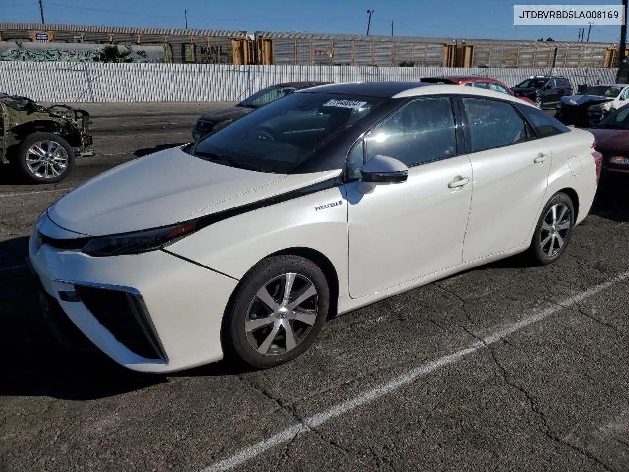 2020 Toyota Mirai VIN: JTDBVRBD5LA008169 Lot: 77449854