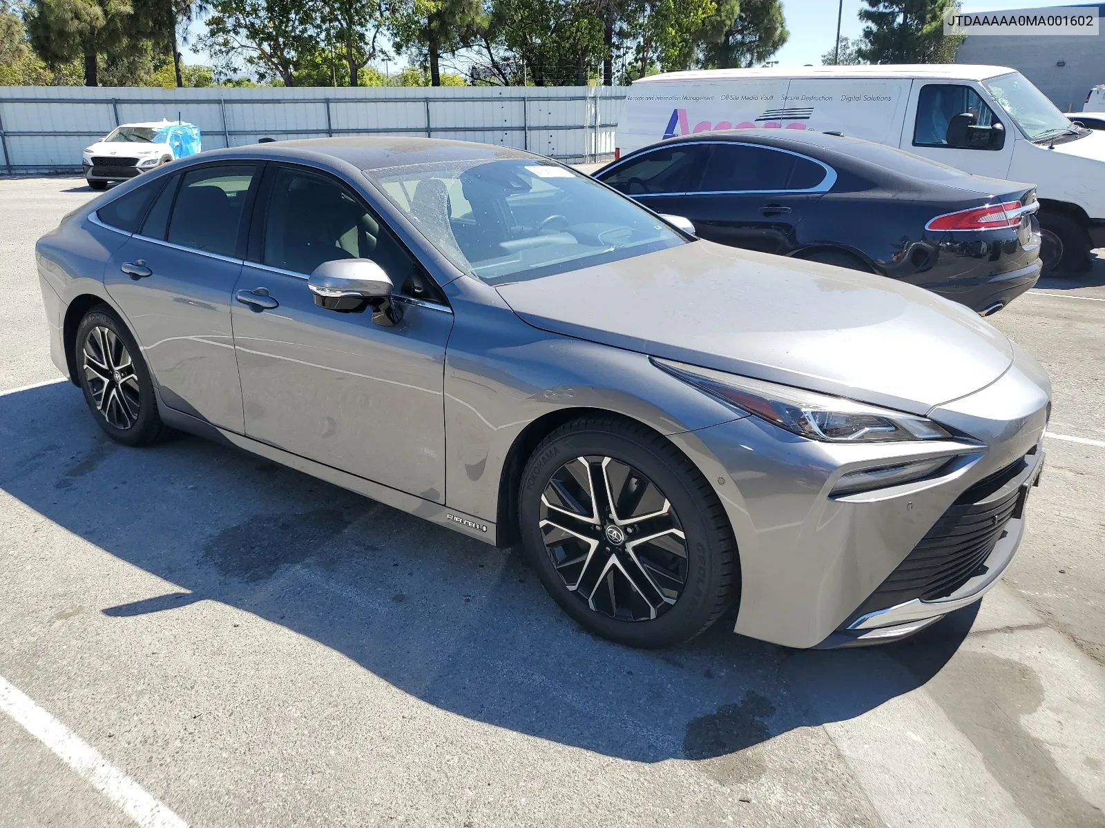 2021 Toyota Mirai Xle VIN: JTDAAAAA0MA001602 Lot: 67581314