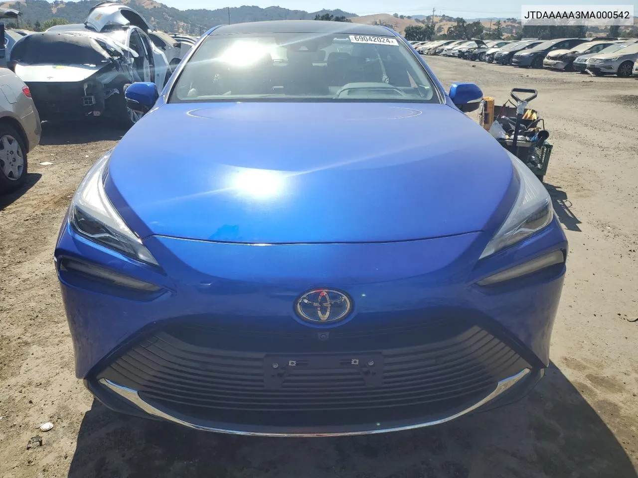 JTDAAAAA3MA000542 2021 Toyota Mirai Xle