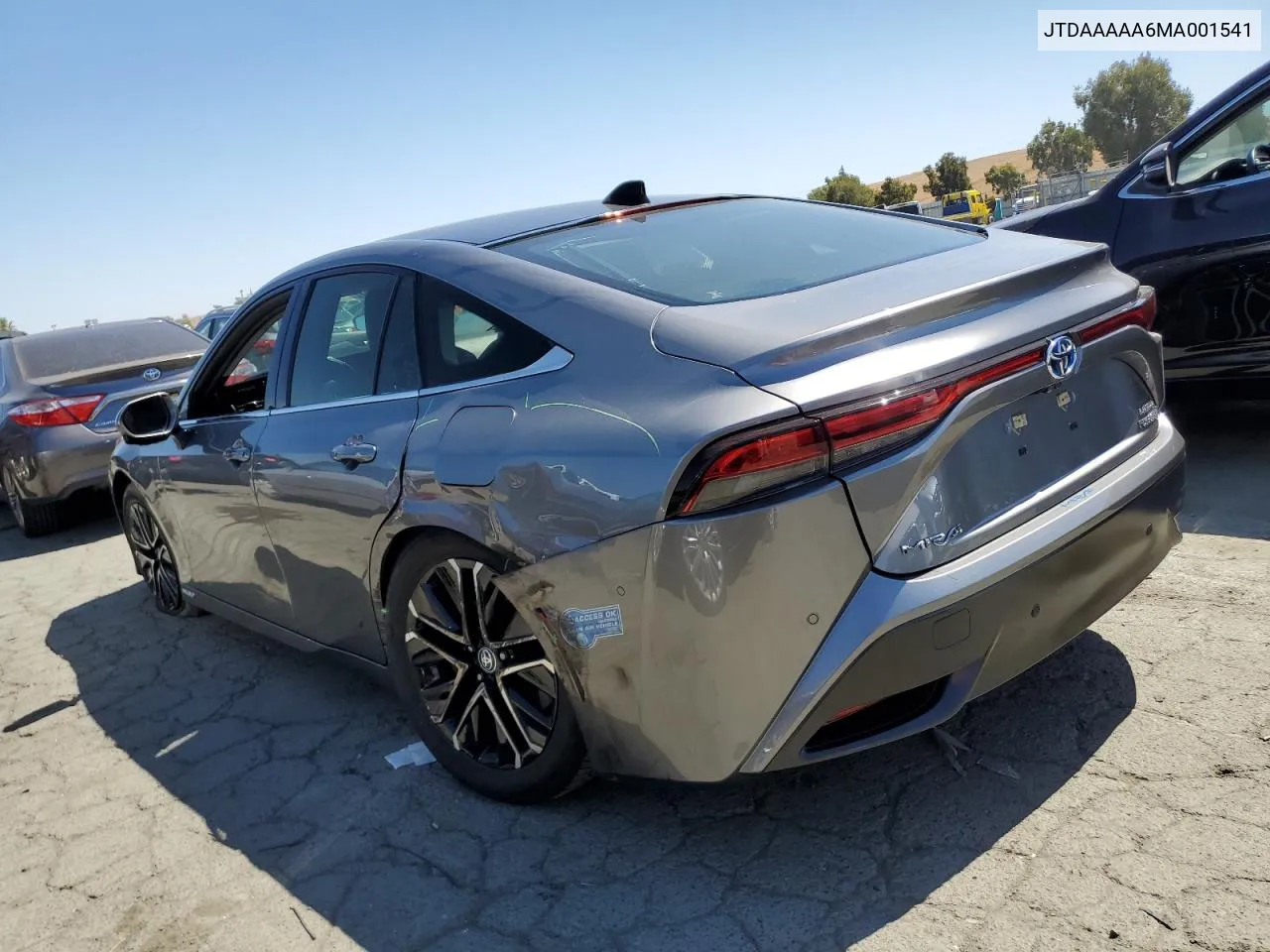 2021 Toyota Mirai Xle VIN: JTDAAAAA6MA001541 Lot: 70039204