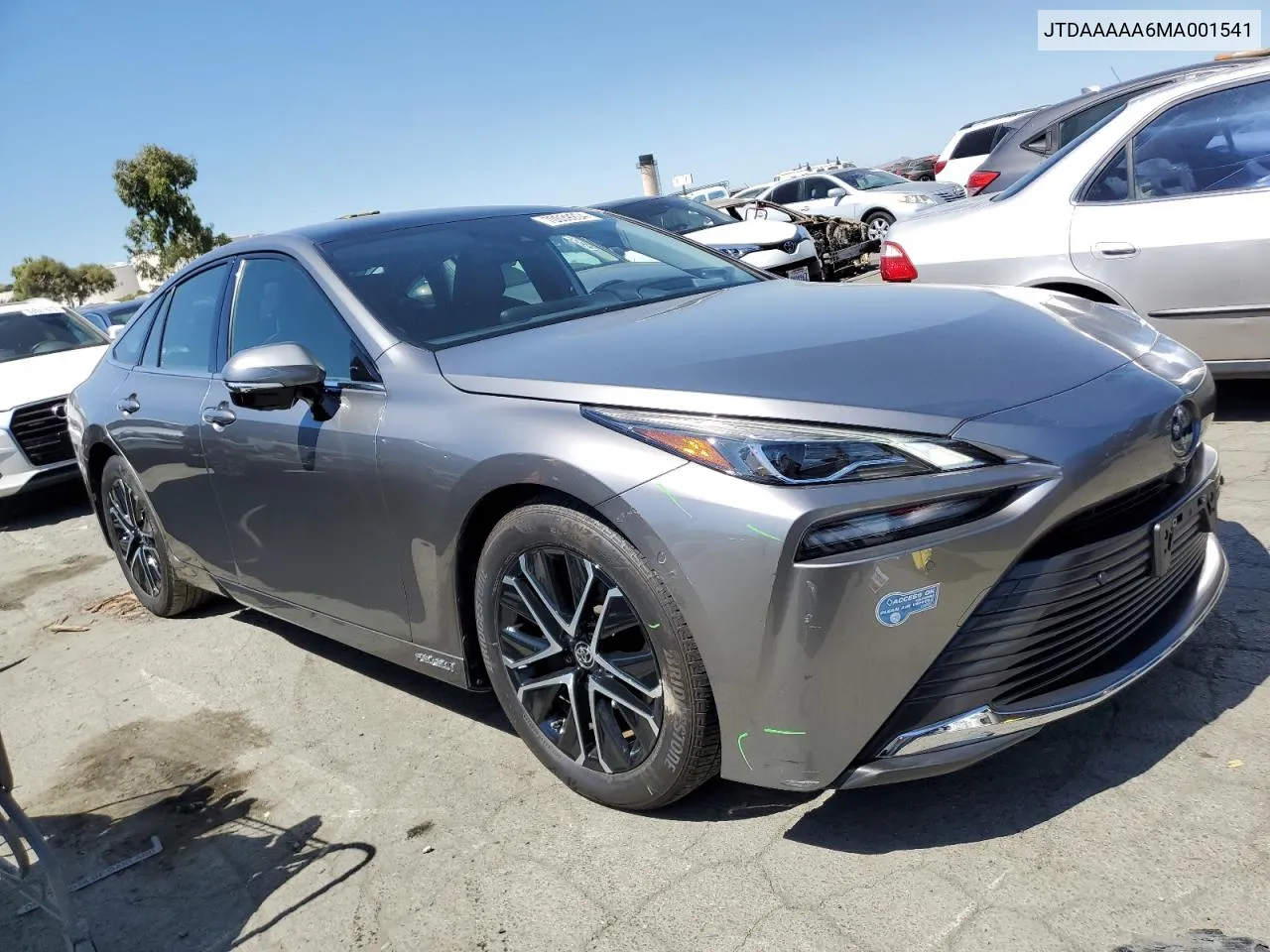 JTDAAAAA6MA001541 2021 Toyota Mirai Xle