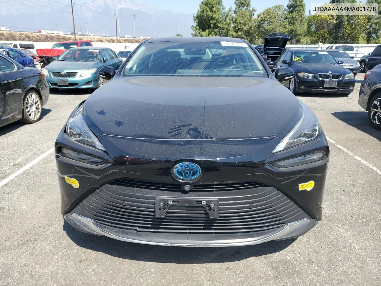 2021 Toyota Mirai Xle VIN: JTDAAAAA4MA001778 Lot: 71677214