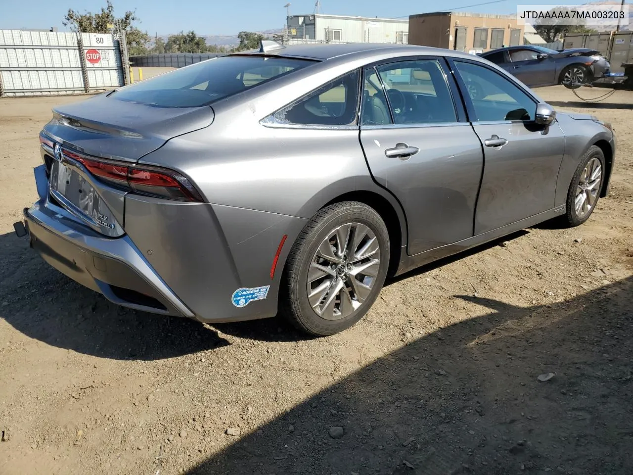 JTDAAAAA7MA003203 2021 Toyota Mirai Xle