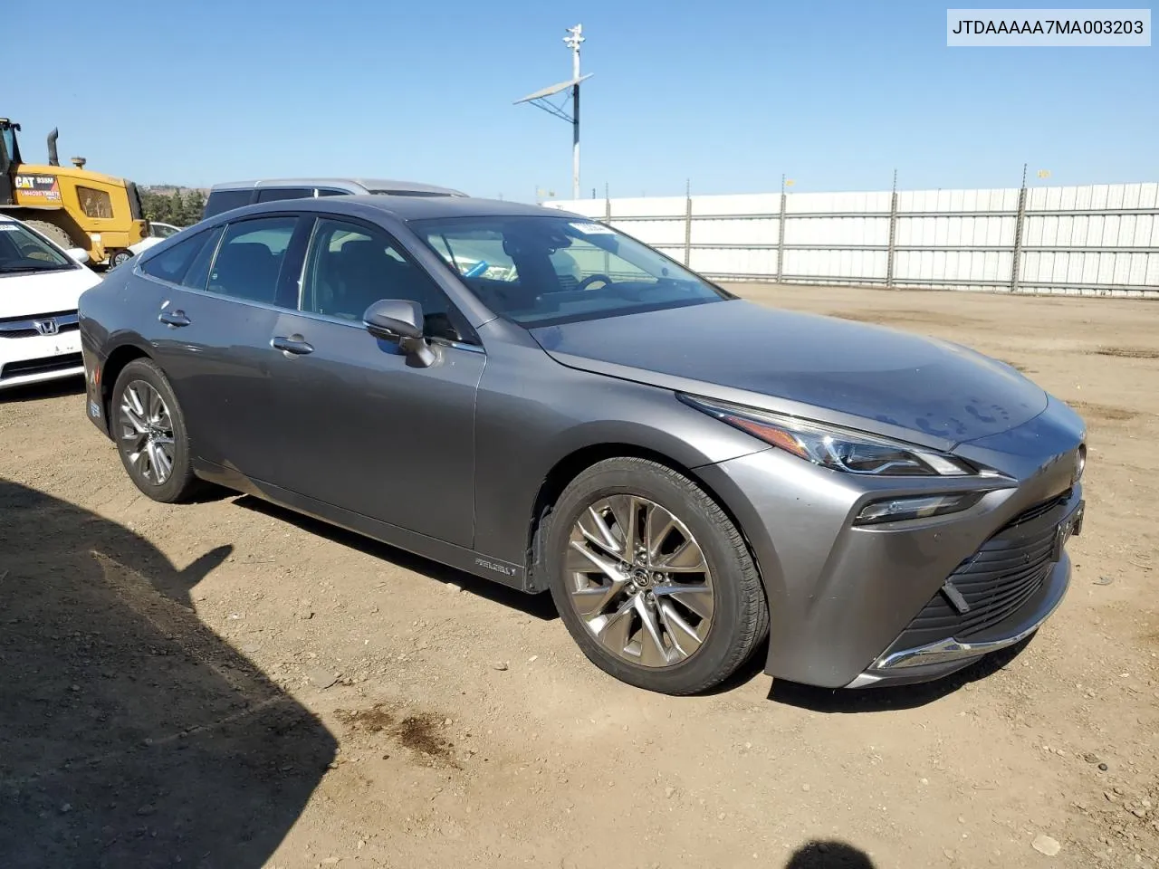 2021 Toyota Mirai Xle VIN: JTDAAAAA7MA003203 Lot: 72820844