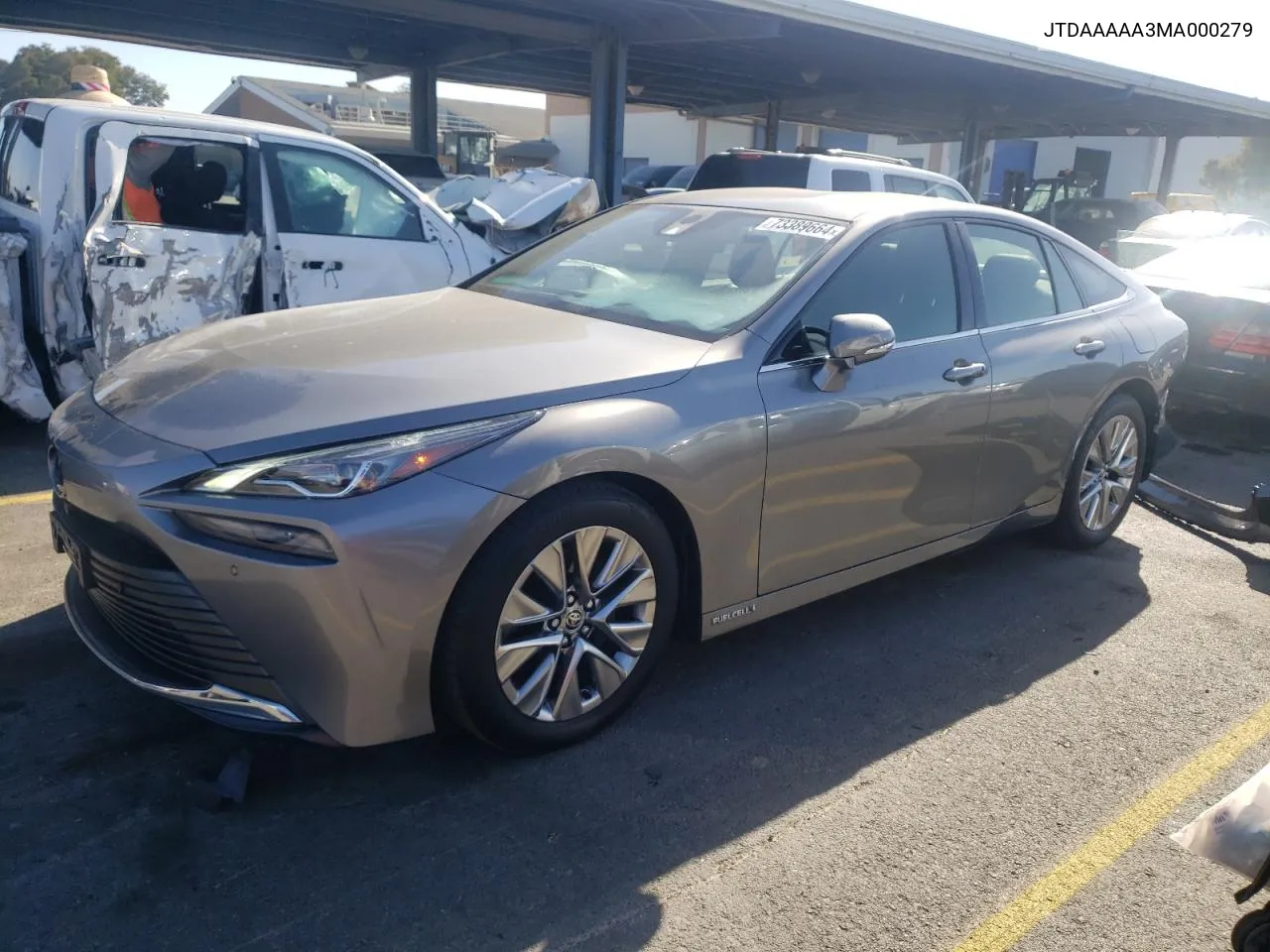 JTDAAAAA3MA000279 2021 Toyota Mirai Xle