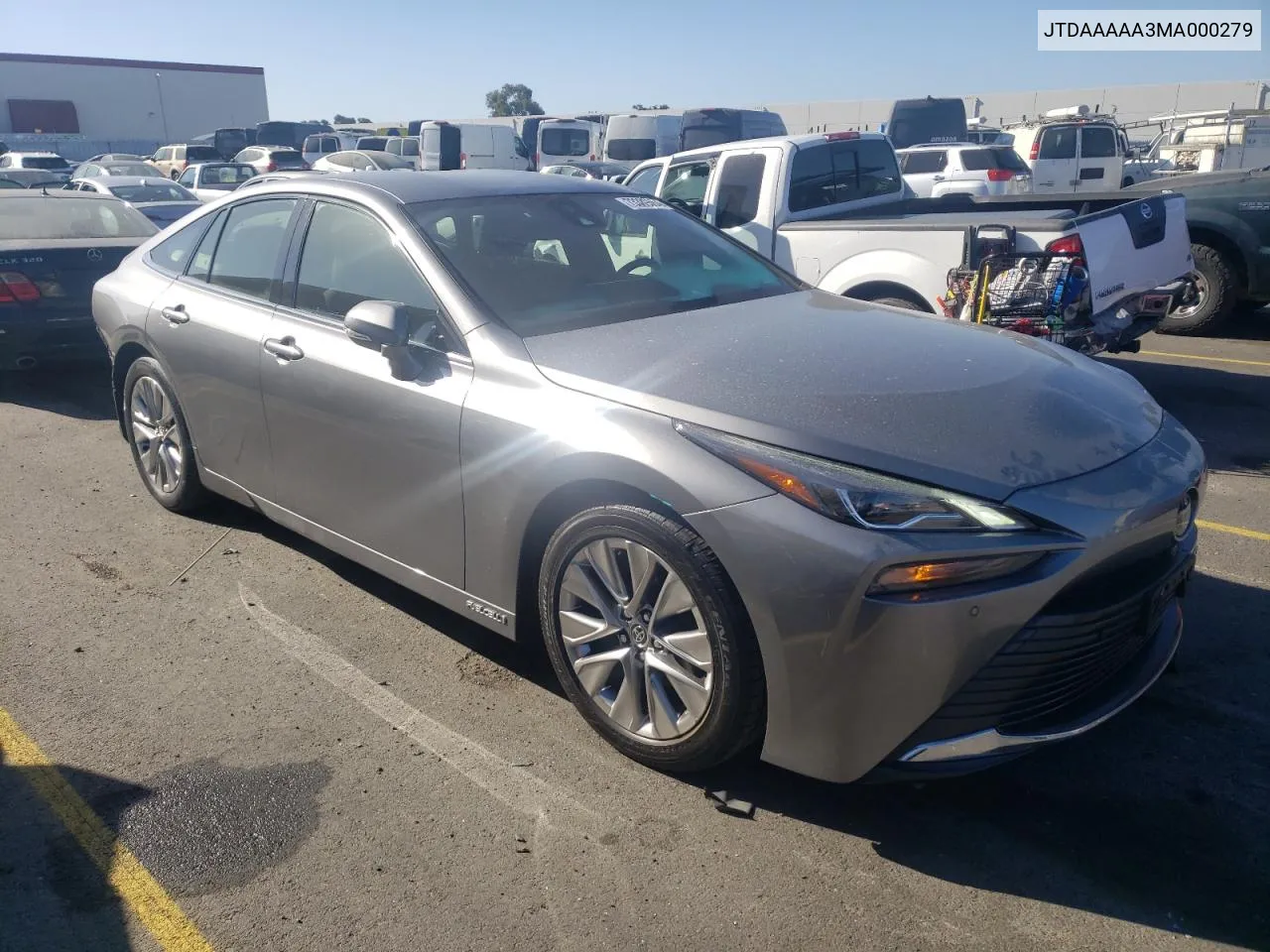 2021 Toyota Mirai Xle VIN: JTDAAAAA3MA000279 Lot: 73389664