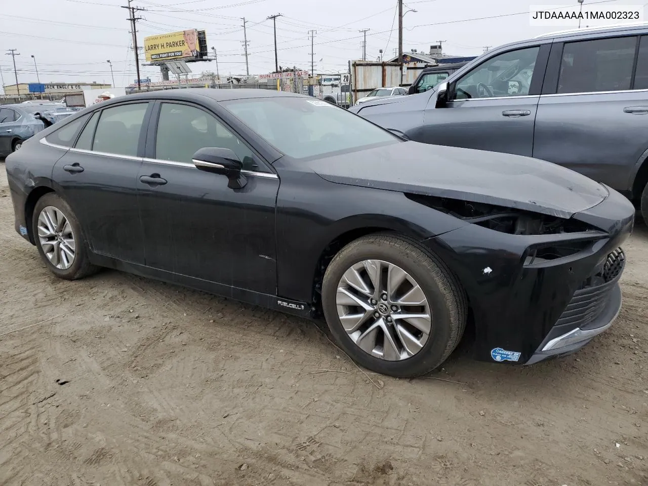 2021 Toyota Mirai Xle VIN: JTDAAAAA1MA002323 Lot: 76144804