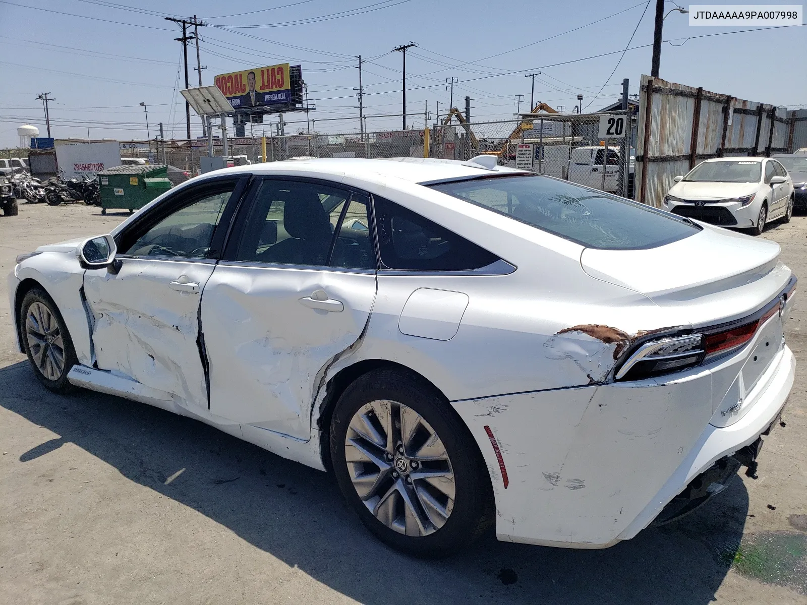 2023 Toyota Mirai Xle VIN: JTDAAAAA9PA007998 Lot: 66752024