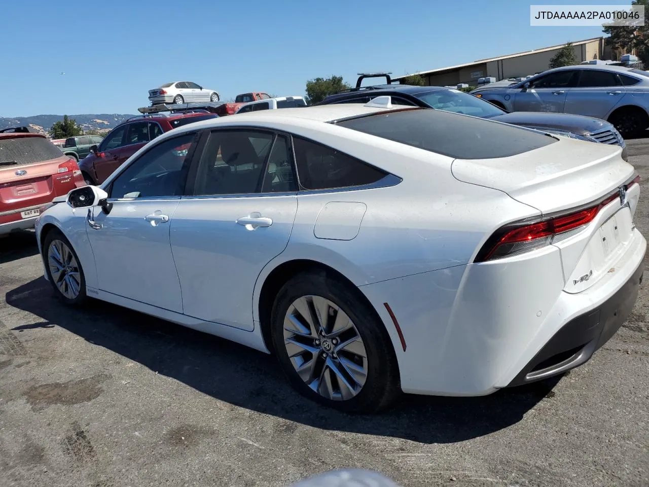 2023 Toyota Mirai Xle VIN: JTDAAAAA2PA010046 Lot: 71479734