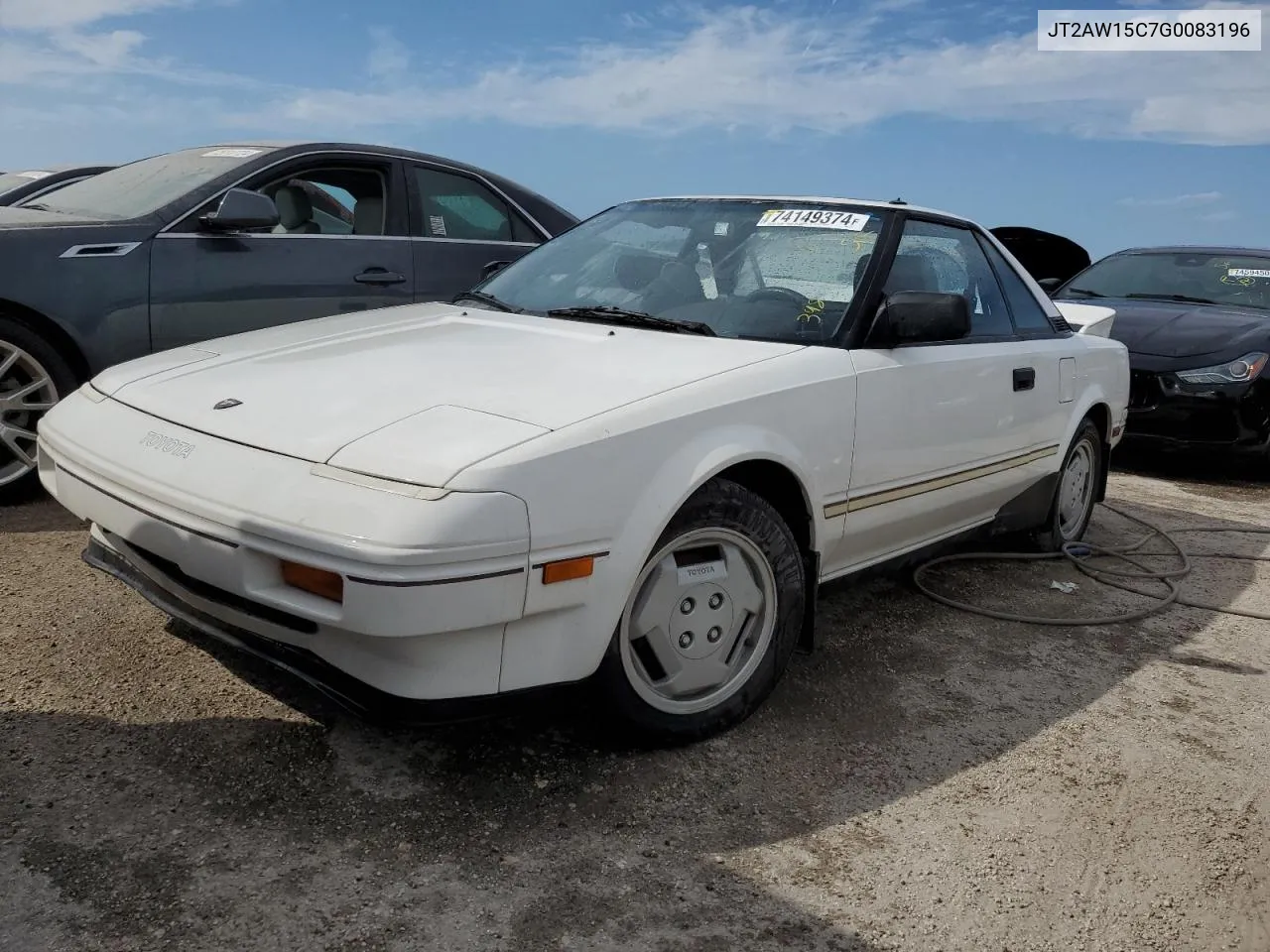 1986 Toyota Mr2 VIN: JT2AW15C7G0083196 Lot: 74149374