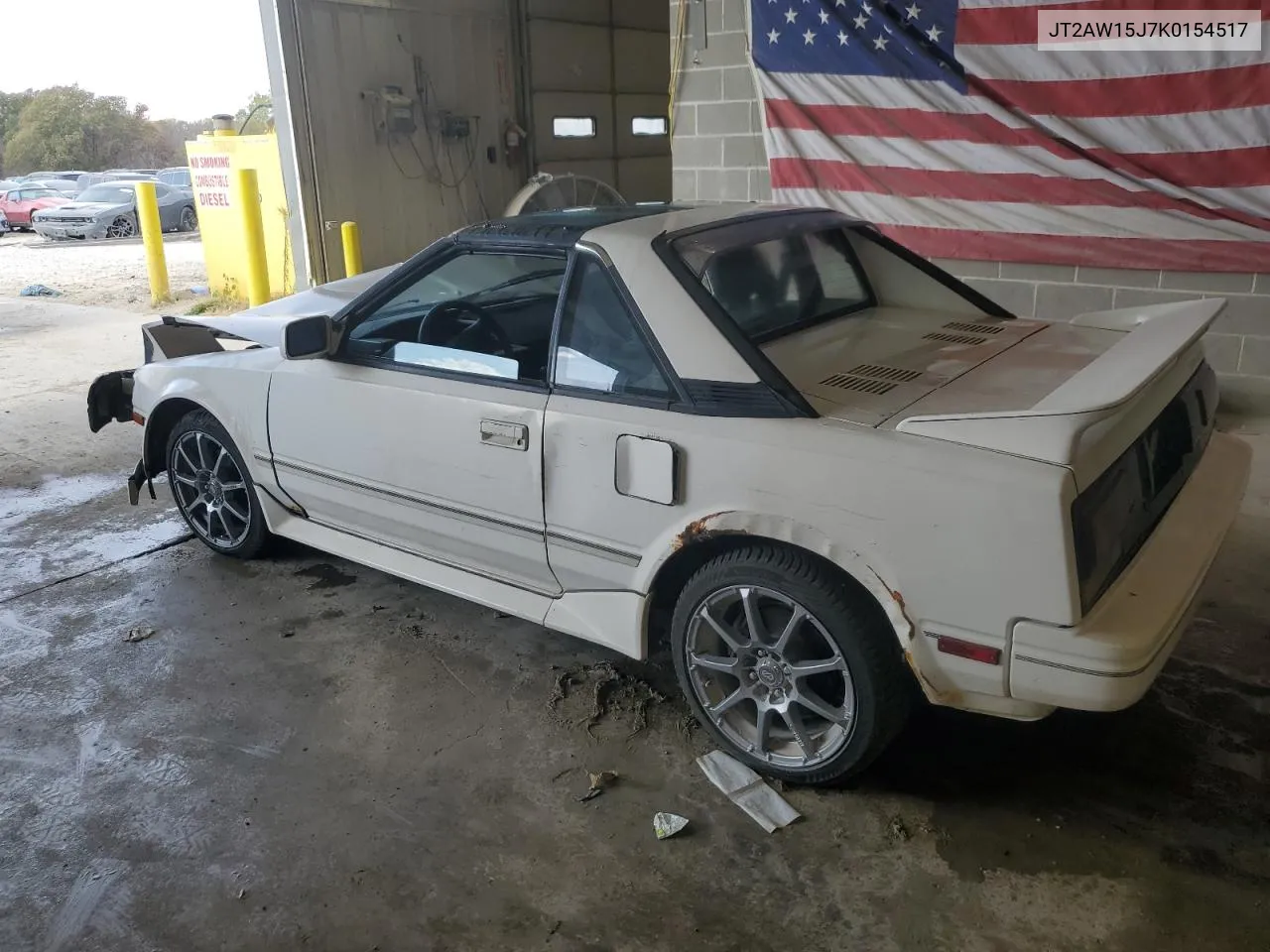 1989 Toyota Mr2 T-Bar VIN: JT2AW15J7K0154517 Lot: 77944134