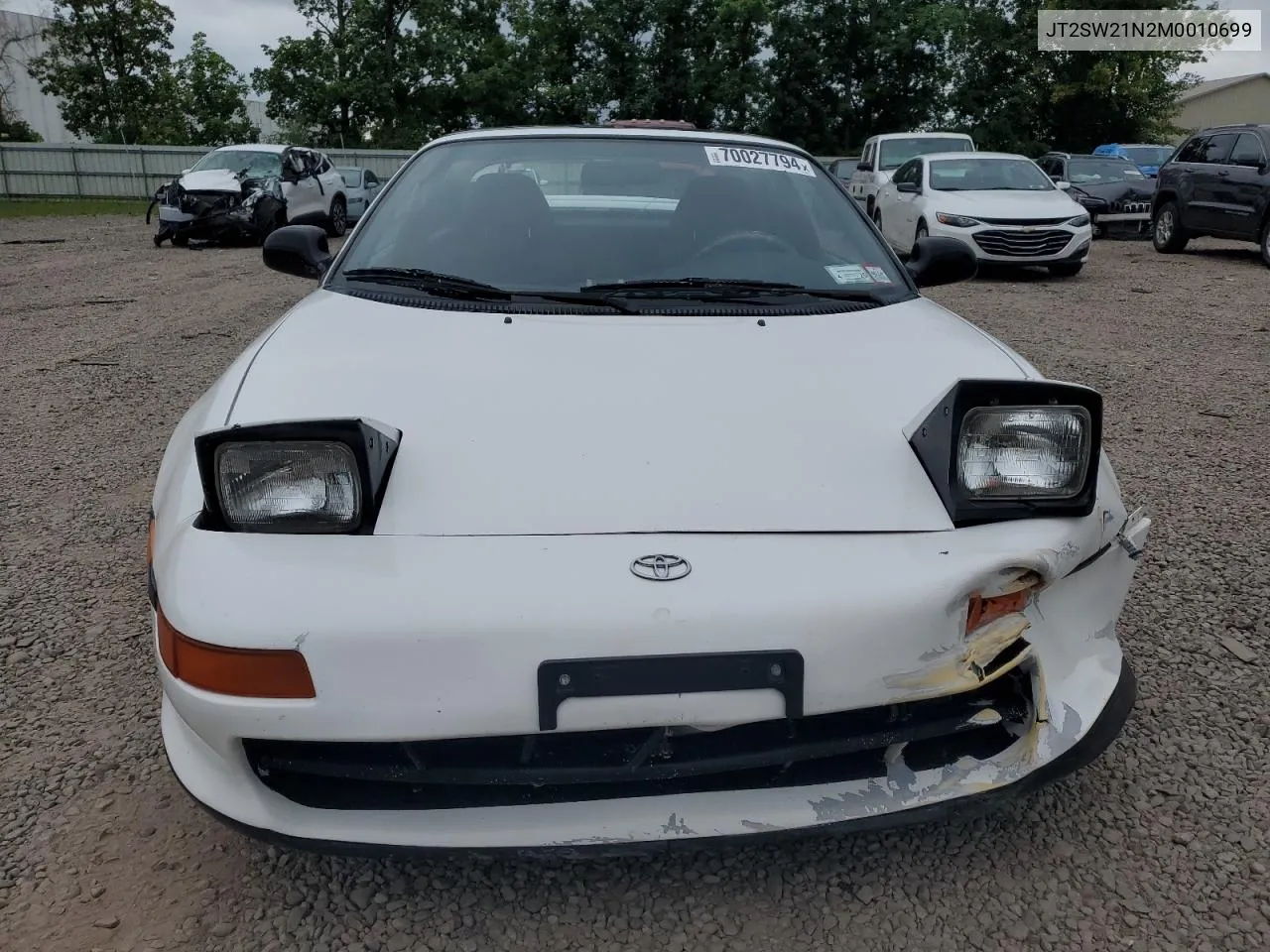 JT2SW21N2M0010699 1991 Toyota Mr2 Sport Roof