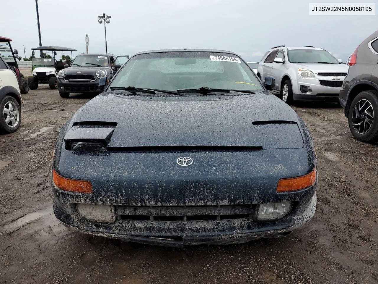 1992 Toyota Mr2 Sport Roof VIN: JT2SW22N5N0058195 Lot: 74886194