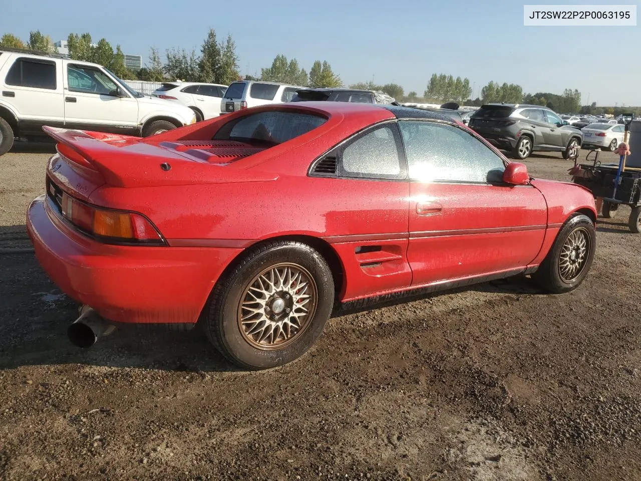 1993 Toyota Mr2 VIN: JT2SW22P2P0063195 Lot: 68921224