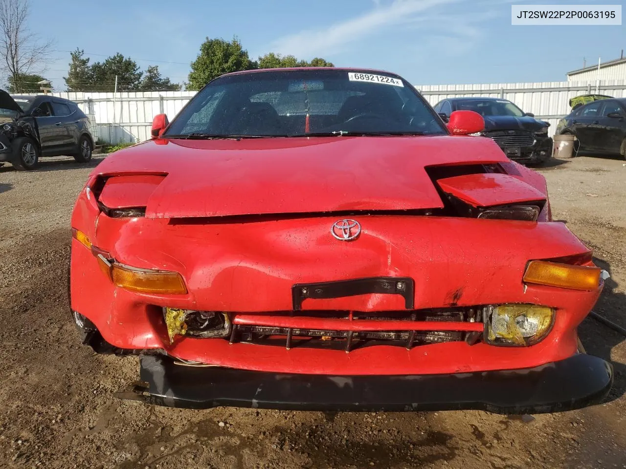 1993 Toyota Mr2 VIN: JT2SW22P2P0063195 Lot: 68921224